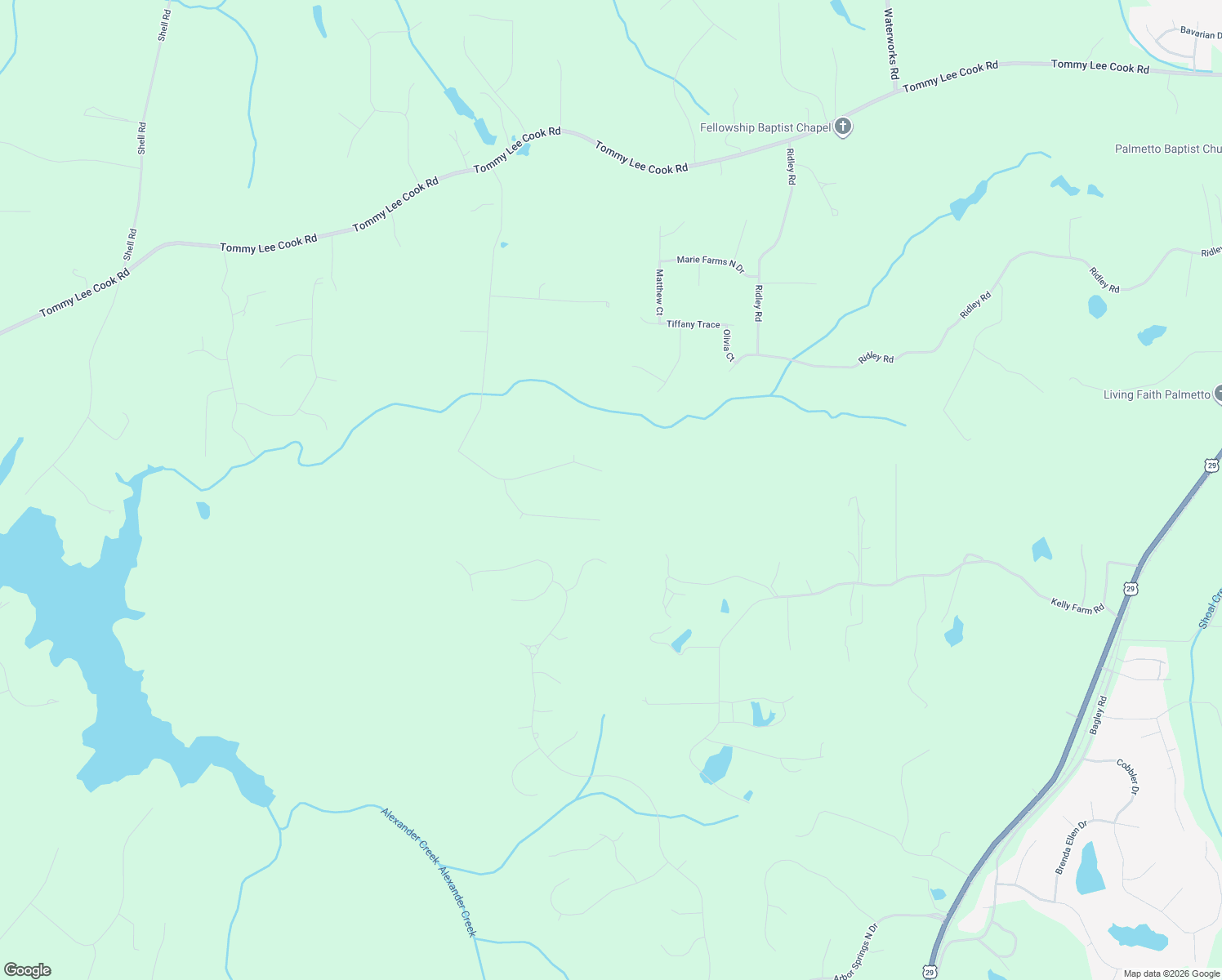 map of restaurants, bars, coffee shops, grocery stores, and more near 253 Jasper Drive in Palmetto