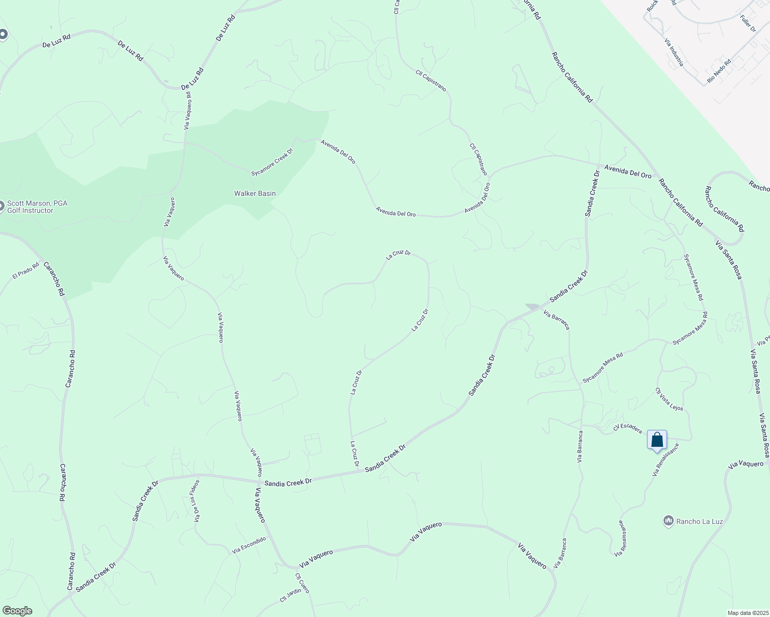 map of restaurants, bars, coffee shops, grocery stores, and more near 26088 Calle Catrina in Temecula