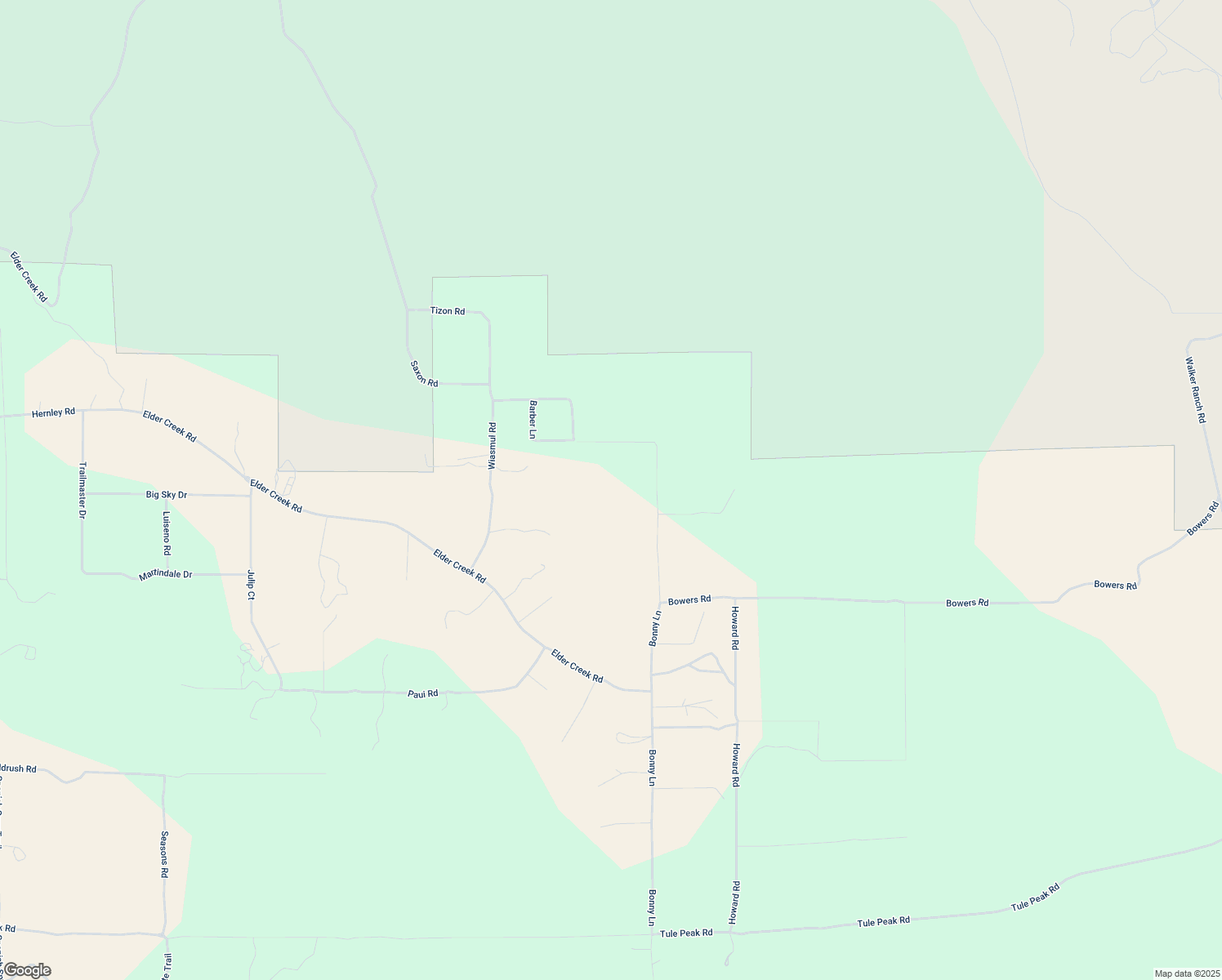 map of restaurants, bars, coffee shops, grocery stores, and more near 43601 Bonny Lane in Aguanga