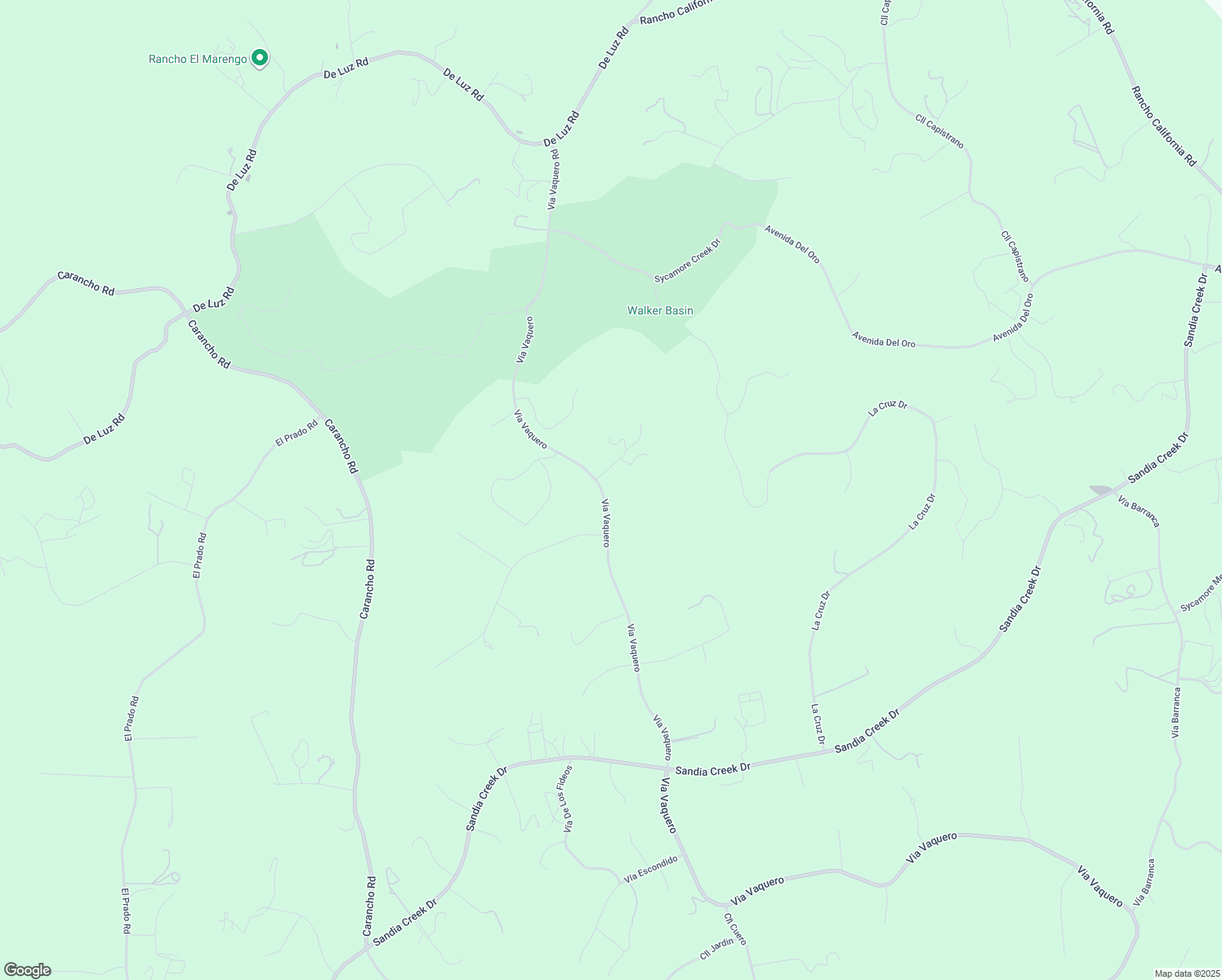 map of restaurants, bars, coffee shops, grocery stores, and more near Via Vaquero in Temecula
