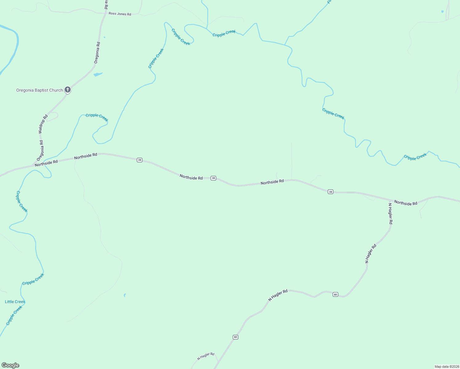 map of restaurants, bars, coffee shops, grocery stores, and more near County Road 38 in Northport