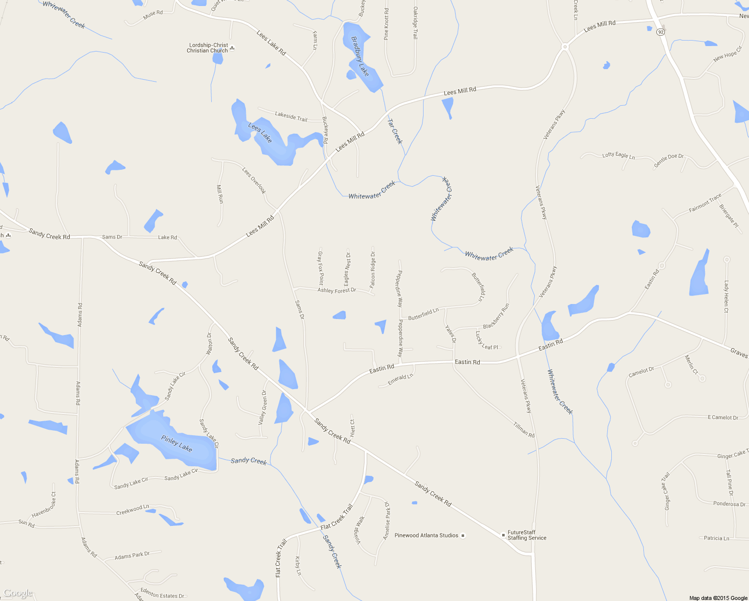 map of restaurants, bars, coffee shops, grocery stores, and more near 245 Ashley Forest Drive in Fayetteville