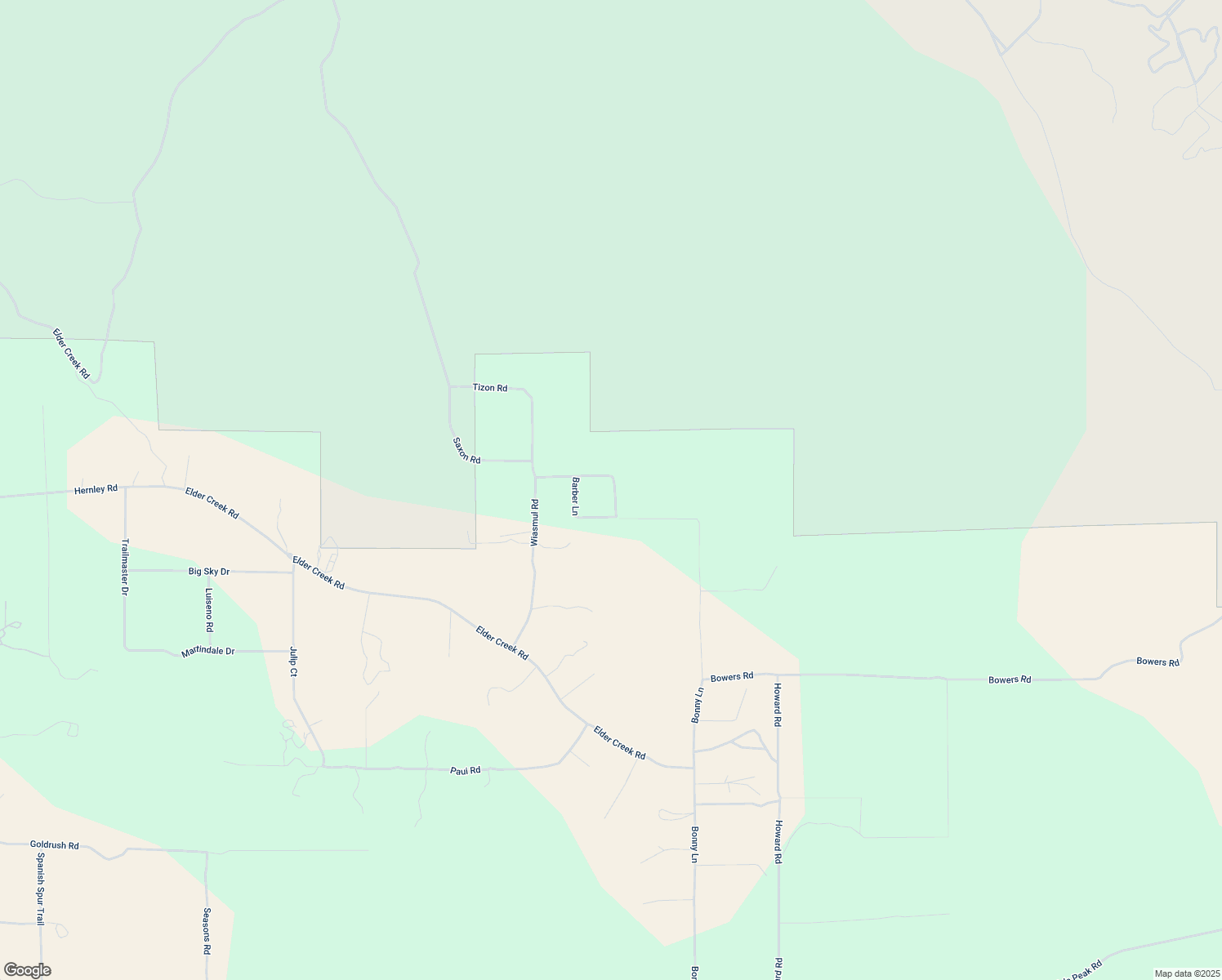 map of restaurants, bars, coffee shops, grocery stores, and more near 53440 Barber Lane in Aguanga