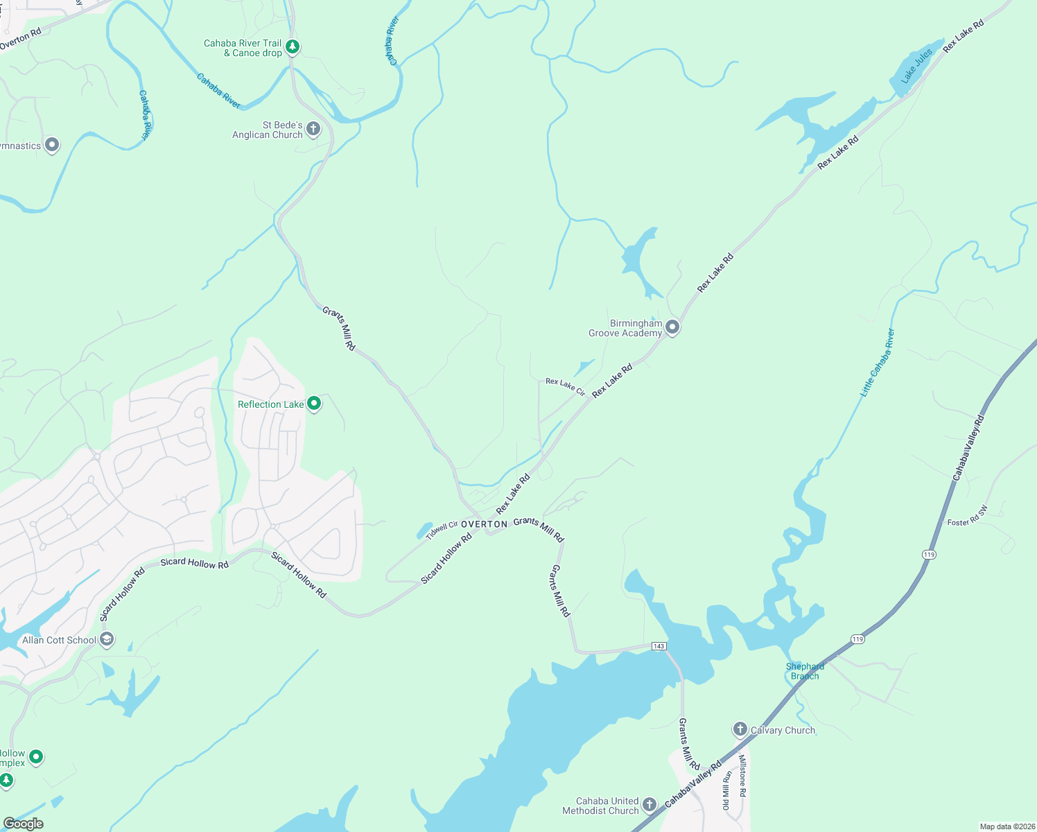 map of restaurants, bars, coffee shops, grocery stores, and more near 5642 Rex Lake Circle in Leeds