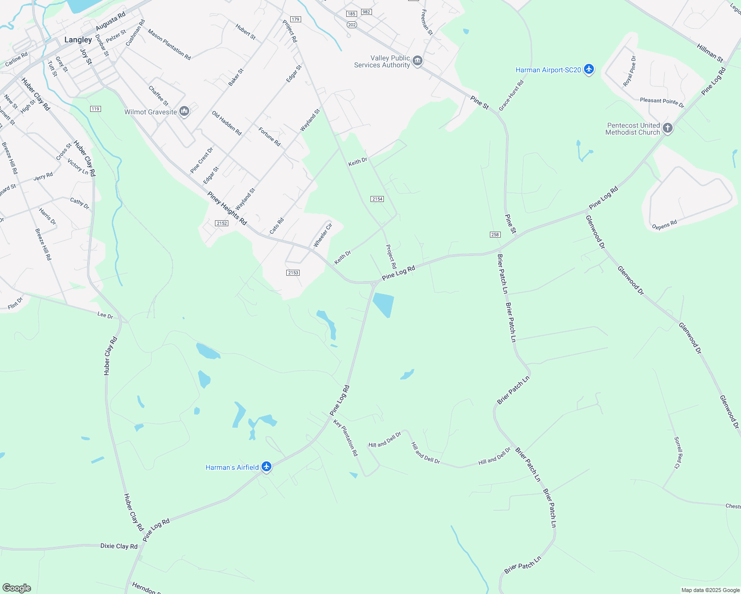 map of restaurants, bars, coffee shops, grocery stores, and more near 2711 Pine Log Road in Warrenville