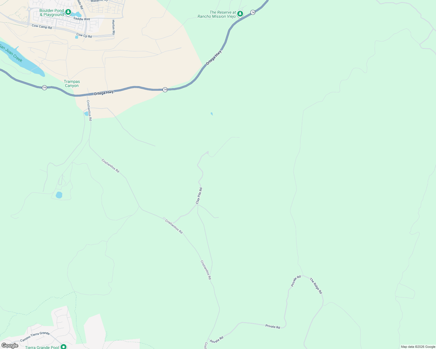 map of restaurants, bars, coffee shops, grocery stores, and more near 840 Bunkhouse Drive in Mission Viejo