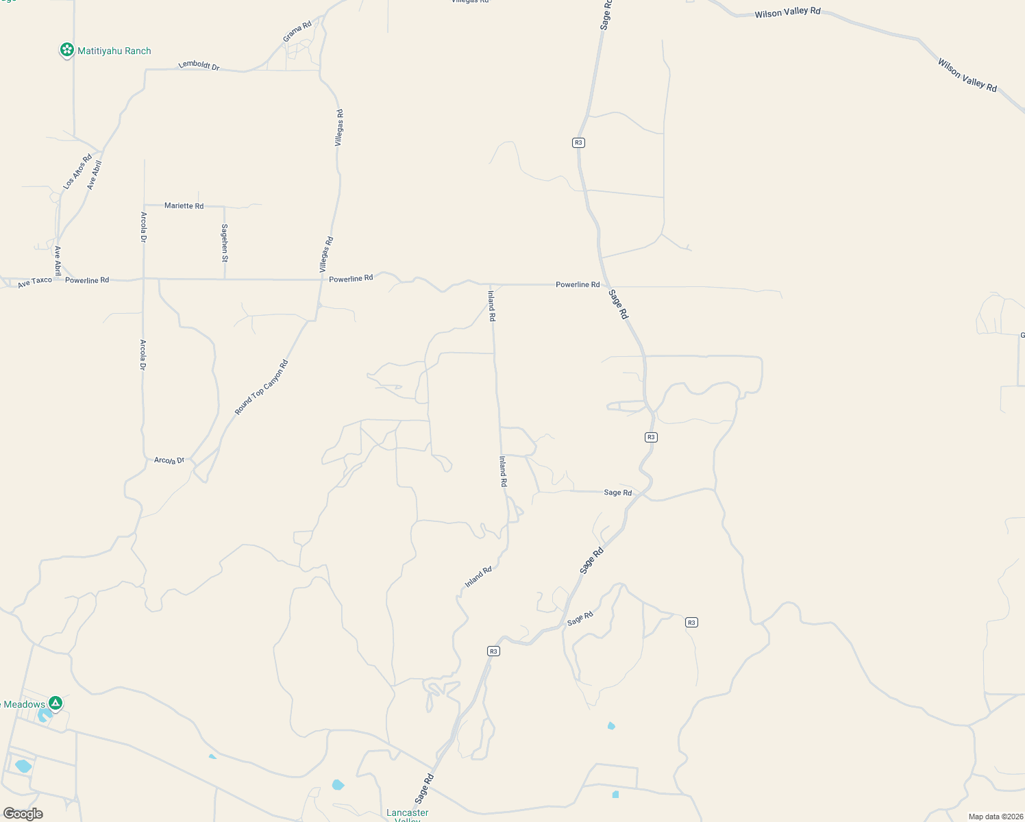 map of restaurants, bars, coffee shops, grocery stores, and more near 42805 Inland Road in Aguanga