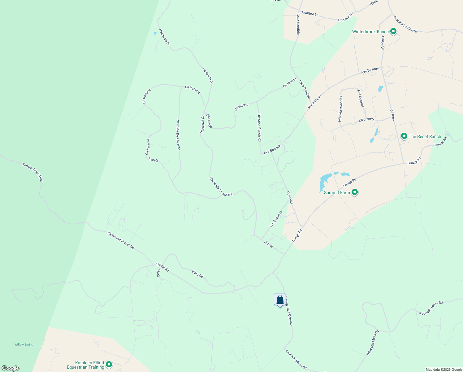 map of restaurants, bars, coffee shops, grocery stores, and more near 41673-42469 Escala in Murrieta