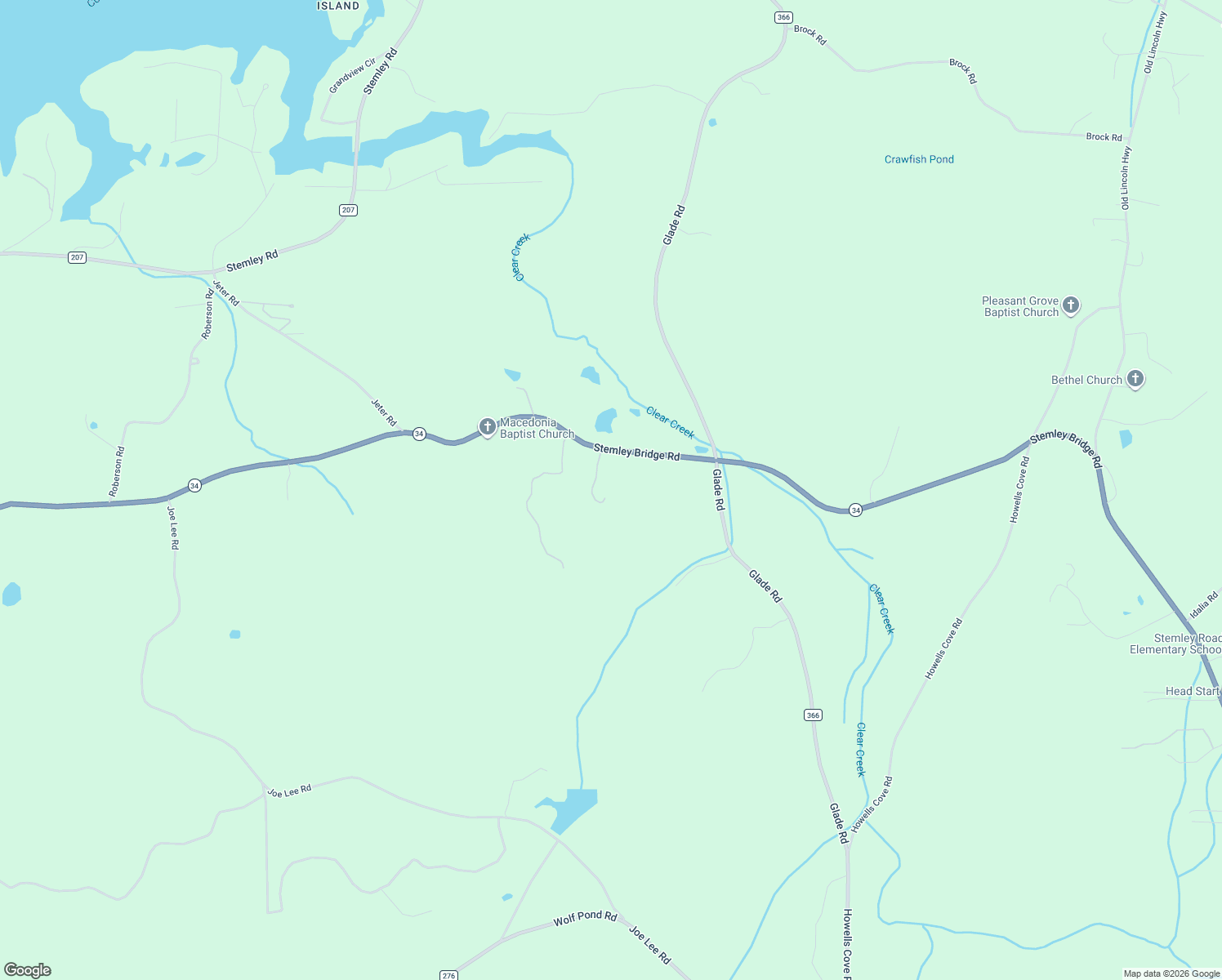 map of restaurants, bars, coffee shops, grocery stores, and more near 5105 Stemley Bridge Road in Talladega