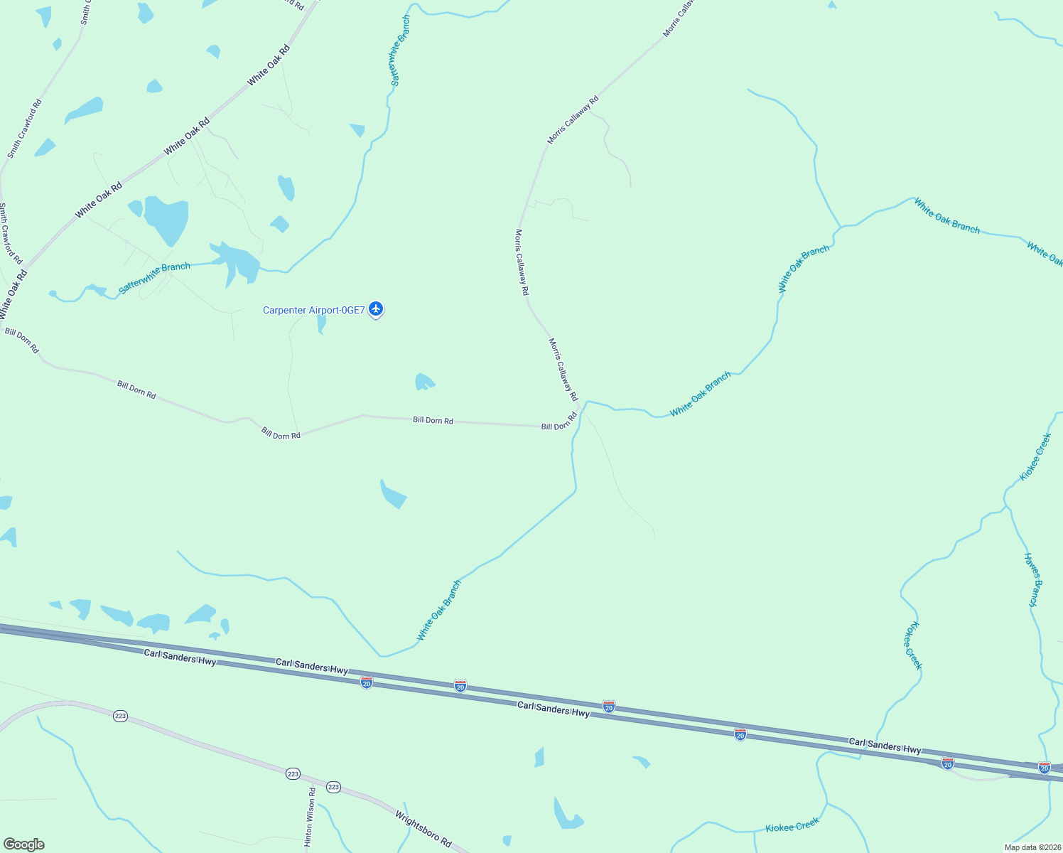 map of restaurants, bars, coffee shops, grocery stores, and more near 7000-7132 Bill Dorn Rd in Columbia