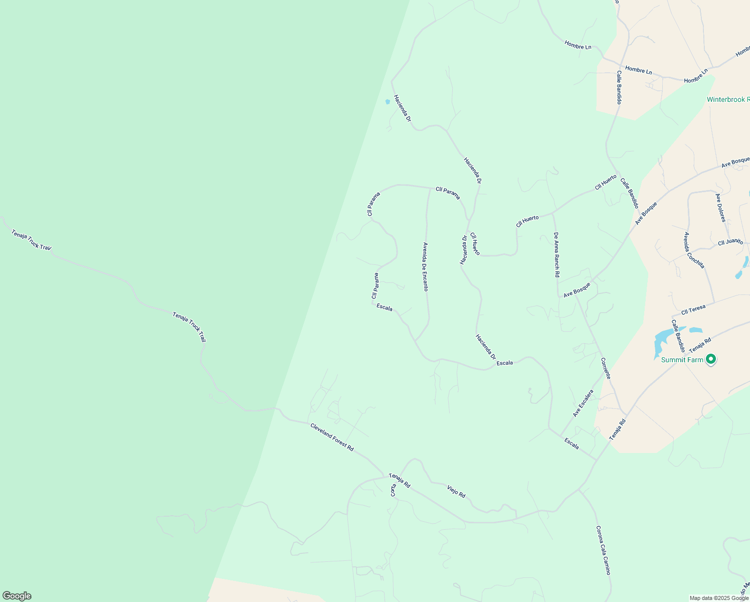 map of restaurants, bars, coffee shops, grocery stores, and more near Calle Parama in Riverside County