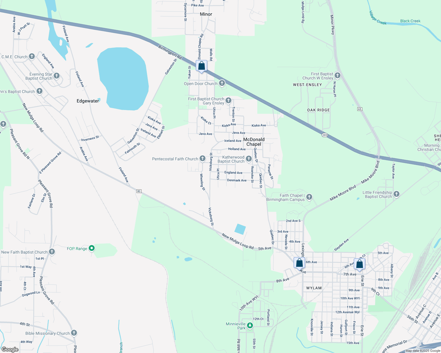 map of restaurants, bars, coffee shops, grocery stores, and more near 409 Utica Street in Birmingham