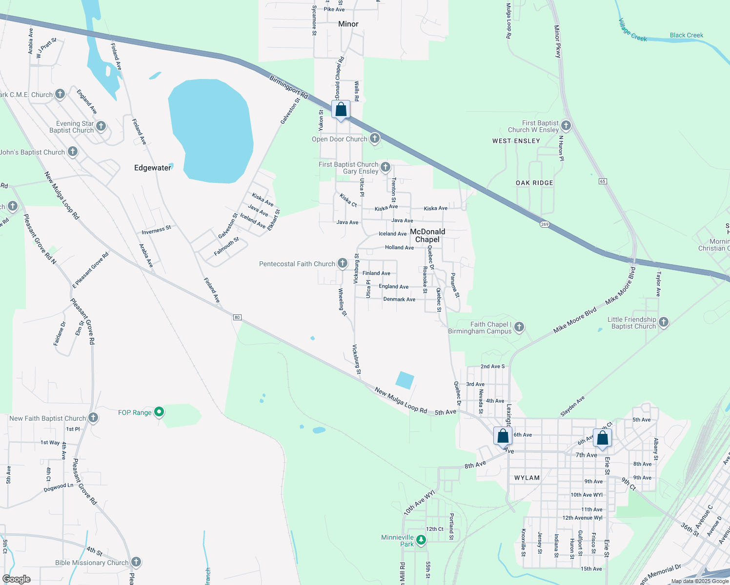 map of restaurants, bars, coffee shops, grocery stores, and more near 409 Utica Street in Birmingham
