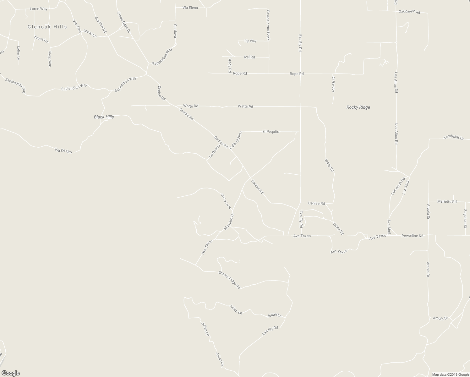 map of restaurants, bars, coffee shops, grocery stores, and more near 40455 Denise Road in Temecula