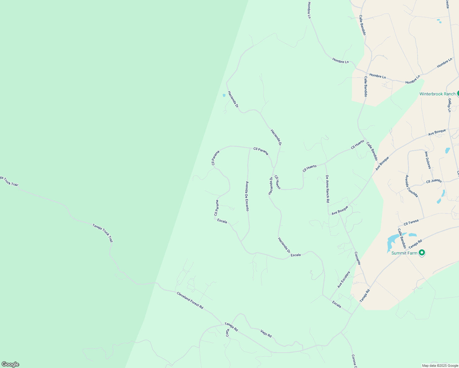 map of restaurants, bars, coffee shops, grocery stores, and more near Calle Parama in Riverside County