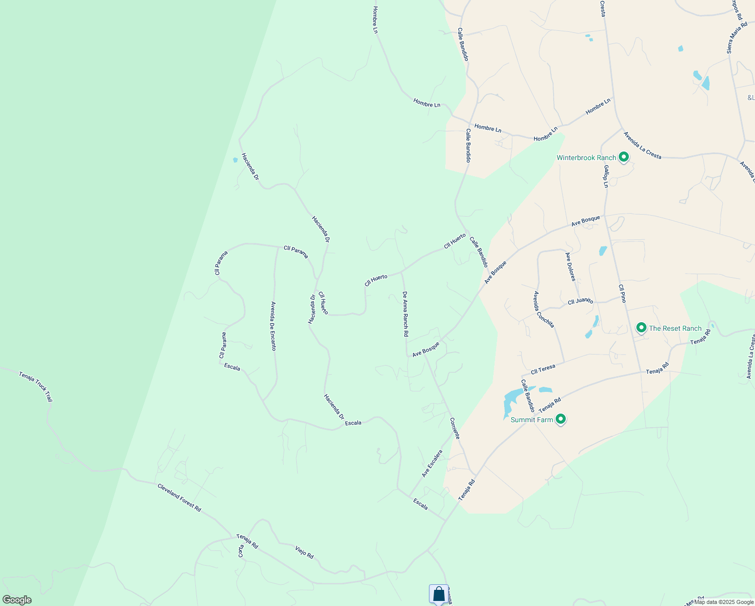 map of restaurants, bars, coffee shops, grocery stores, and more near 18245 Calle Huerto in Murrieta