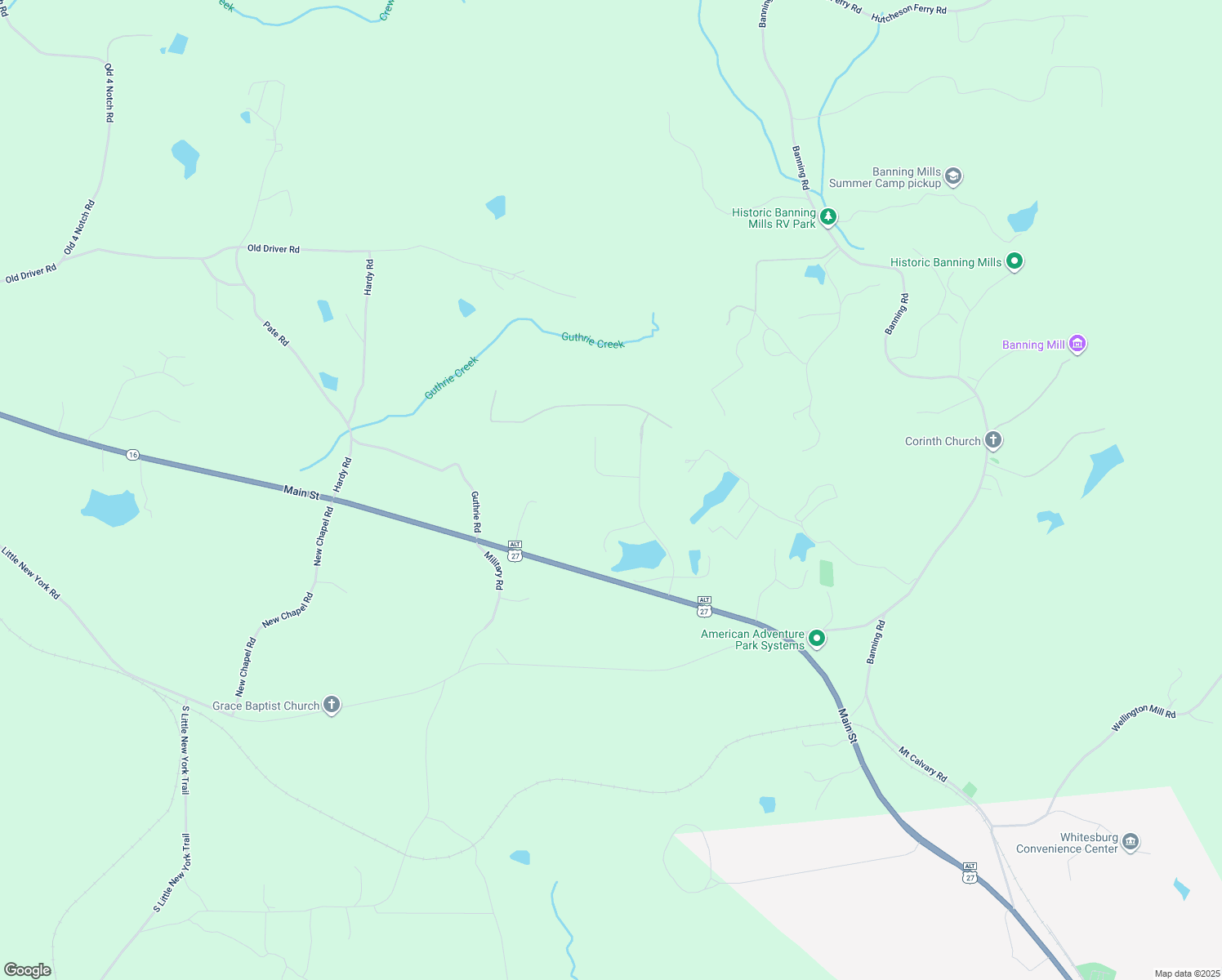 map of restaurants, bars, coffee shops, grocery stores, and more near 40 Coral Dr in Whitesburg