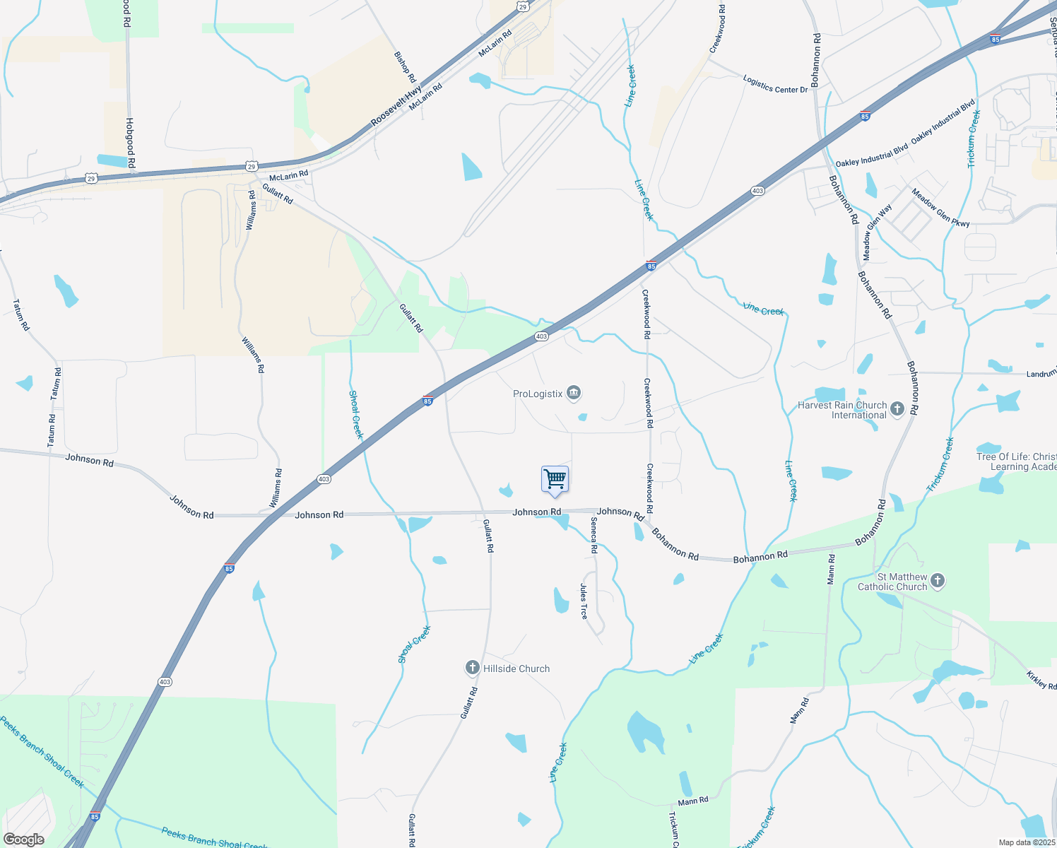 map of restaurants, bars, coffee shops, grocery stores, and more near 8430 Cleckler Rd in Palmetto