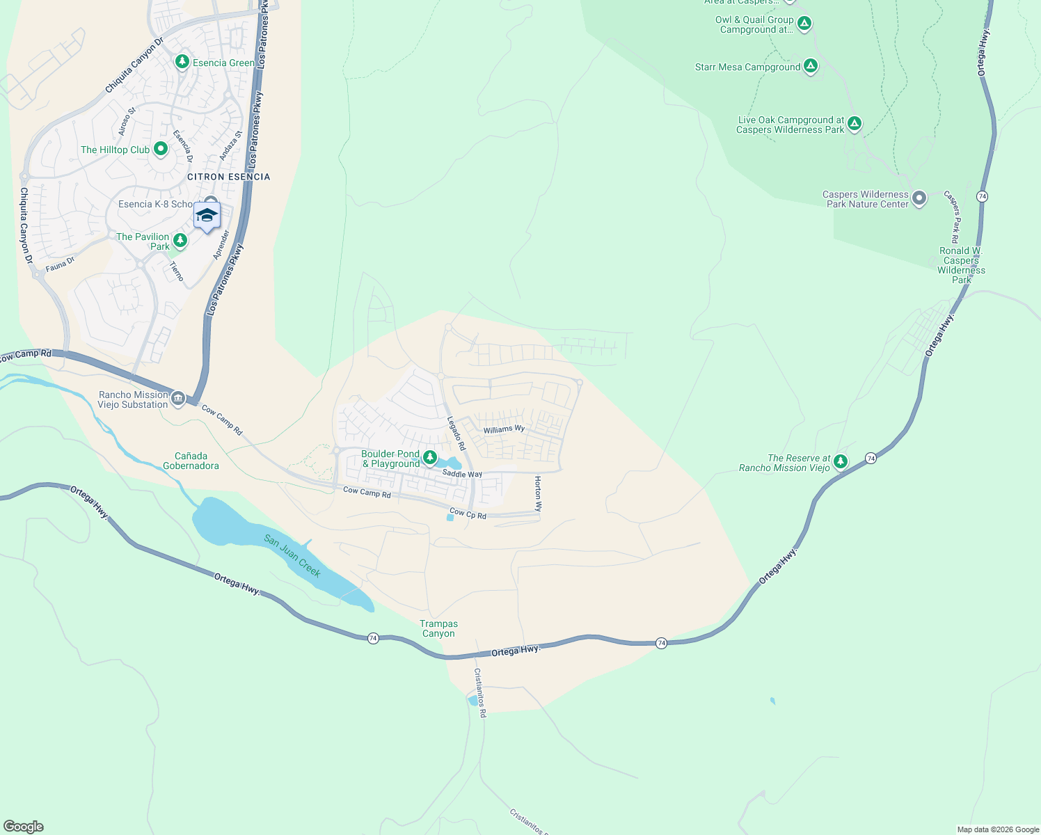 map of restaurants, bars, coffee shops, grocery stores, and more near 922 Jasper Street in Mission Viejo