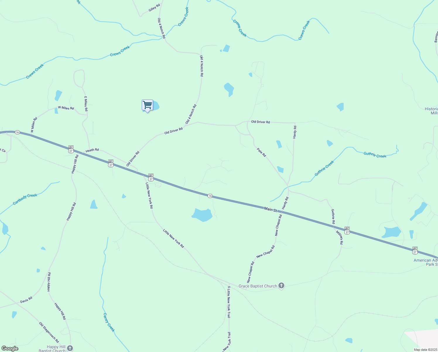 map of restaurants, bars, coffee shops, grocery stores, and more near 248 Sally Duke Drive in Whitesburg