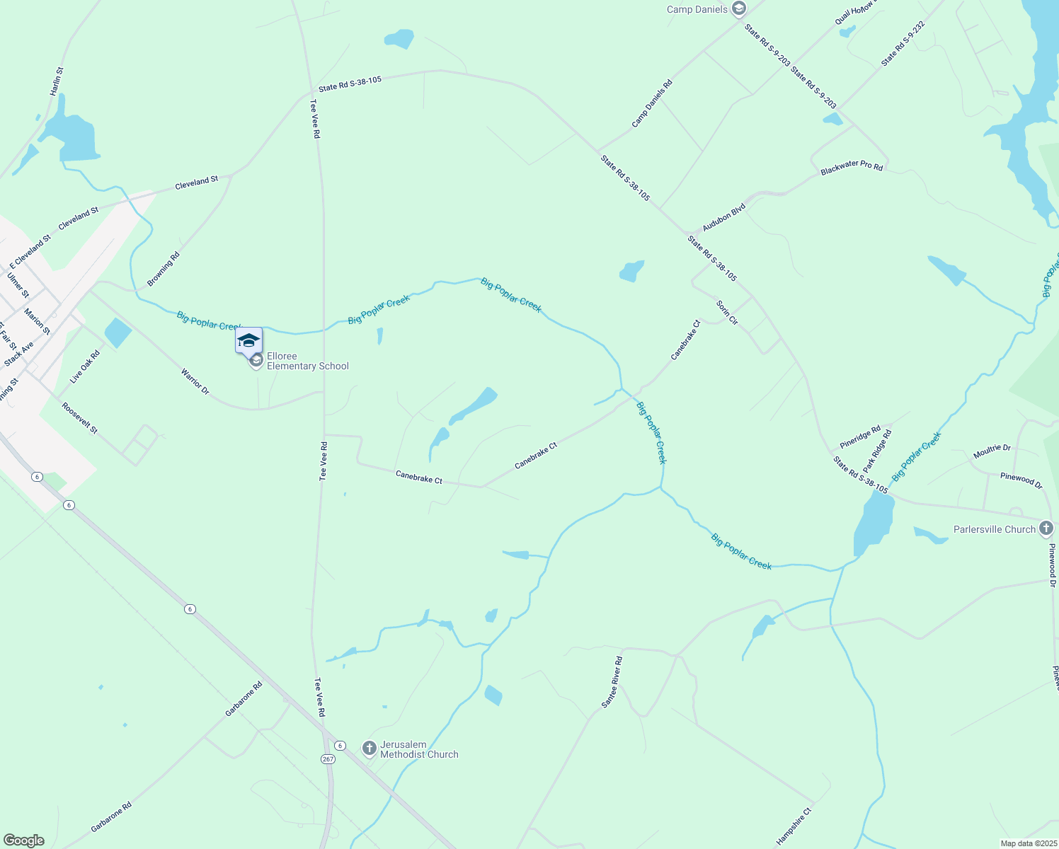 map of restaurants, bars, coffee shops, grocery stores, and more near 198 Brass Lantern Ln in Elloree