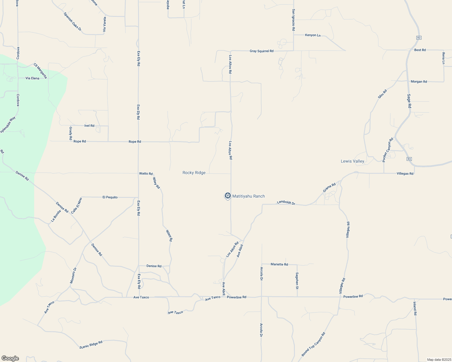 map of restaurants, bars, coffee shops, grocery stores, and more near Los Altos Road in Hemet