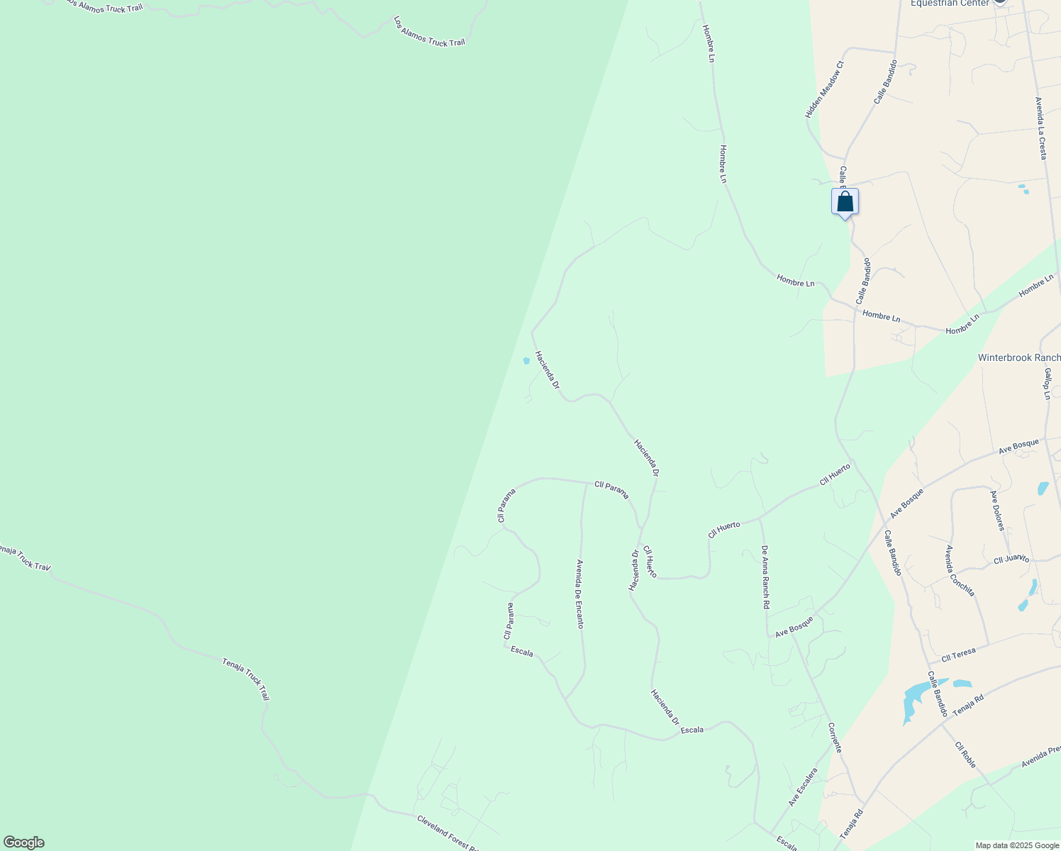 map of restaurants, bars, coffee shops, grocery stores, and more near 41591 Corte Arroyo Vista in Temecula