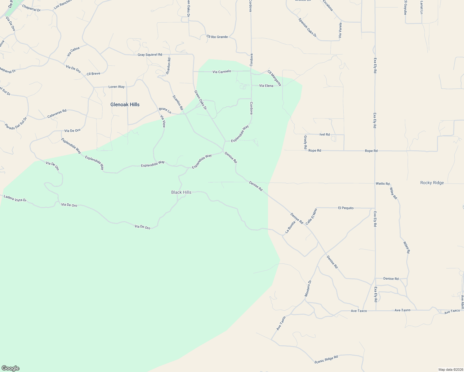map of restaurants, bars, coffee shops, grocery stores, and more near 40075 Denise Road in Temecula