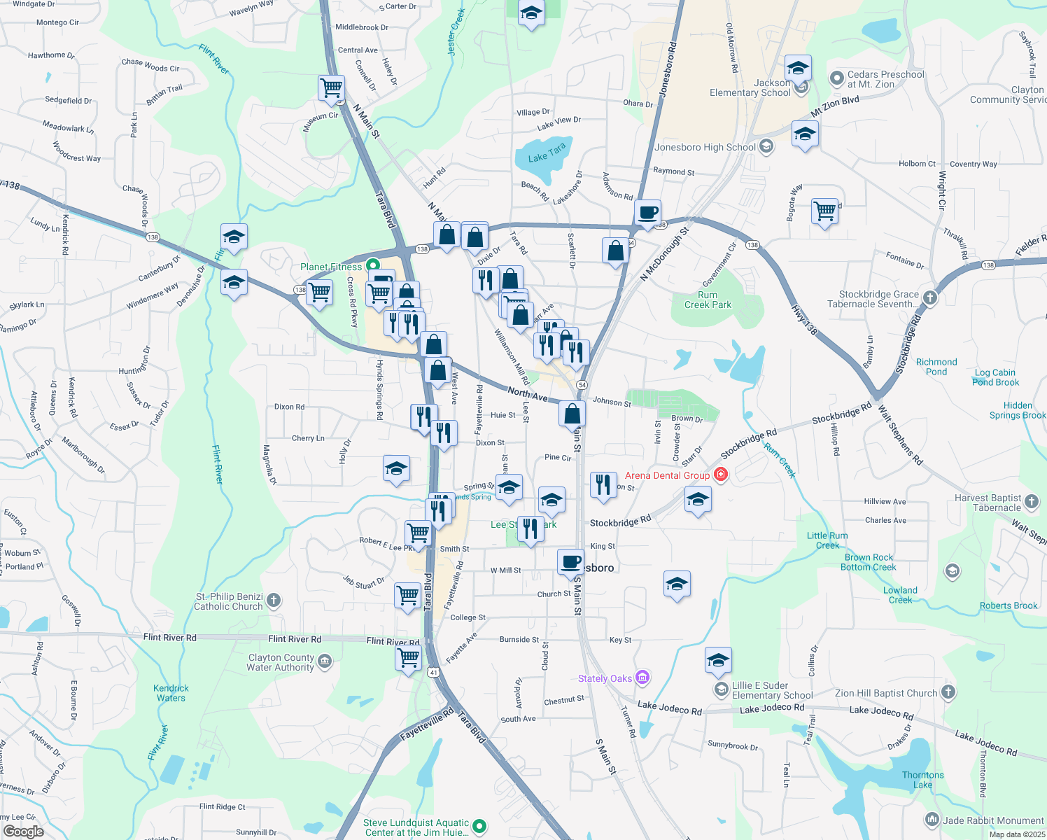 211 Lee Street, Jonesboro GA Walk Score