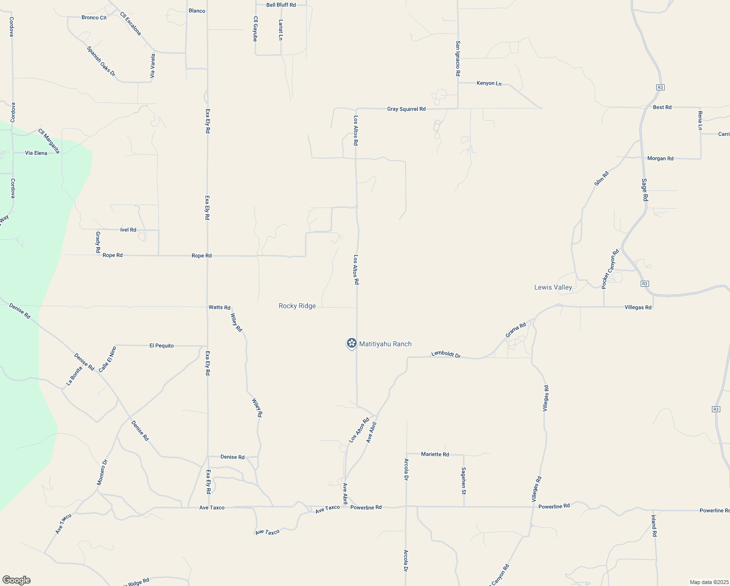 map of restaurants, bars, coffee shops, grocery stores, and more near Los Altos Road in Riverside County