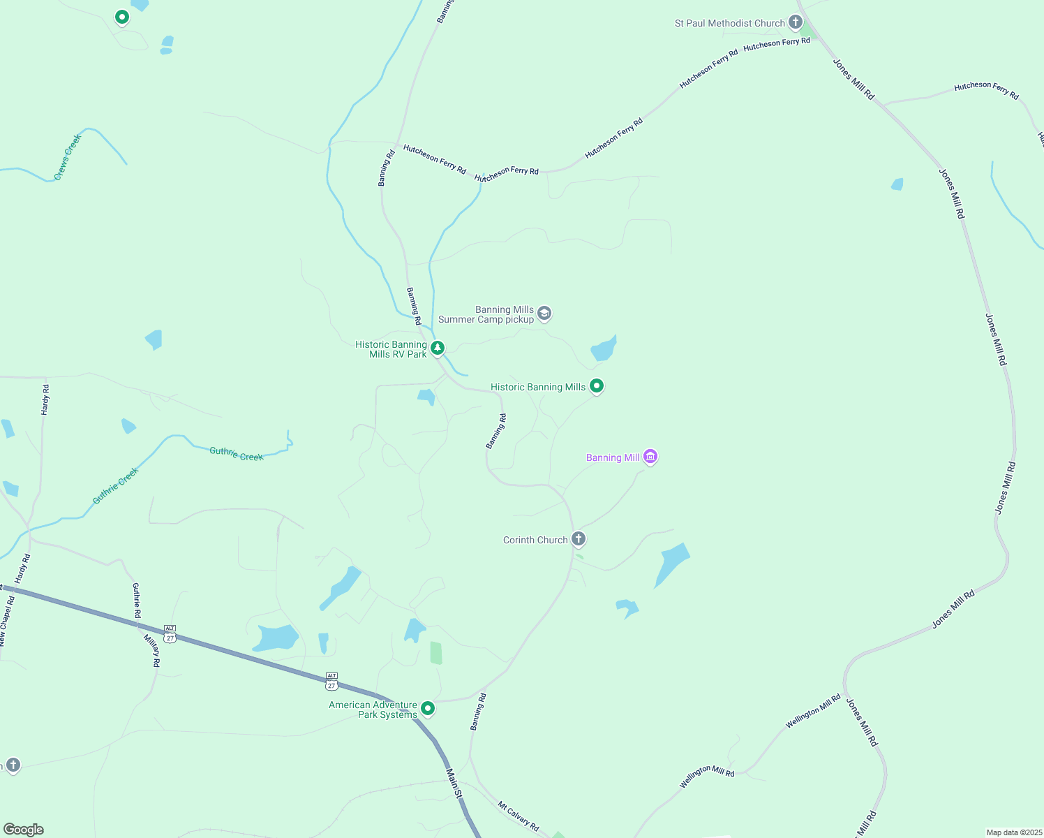 map of restaurants, bars, coffee shops, grocery stores, and more near 100 Point Road in Whitesburg