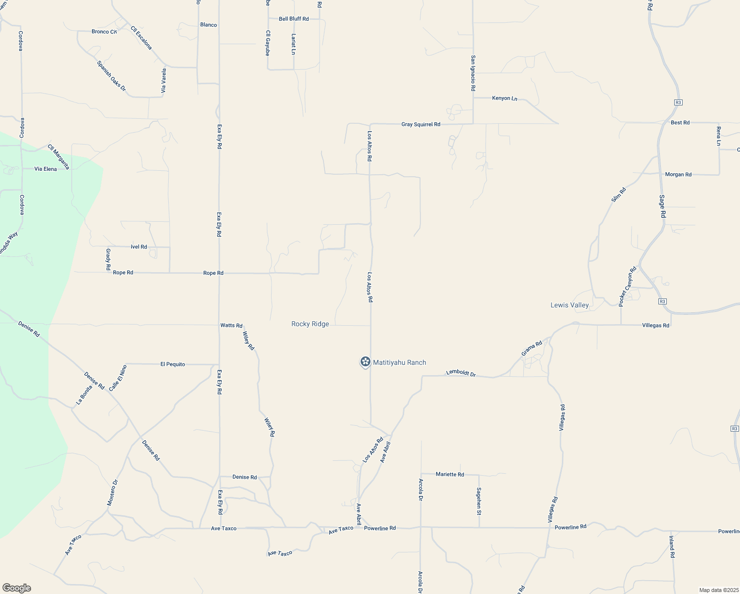 map of restaurants, bars, coffee shops, grocery stores, and more near Los Altos Road in Riverside County