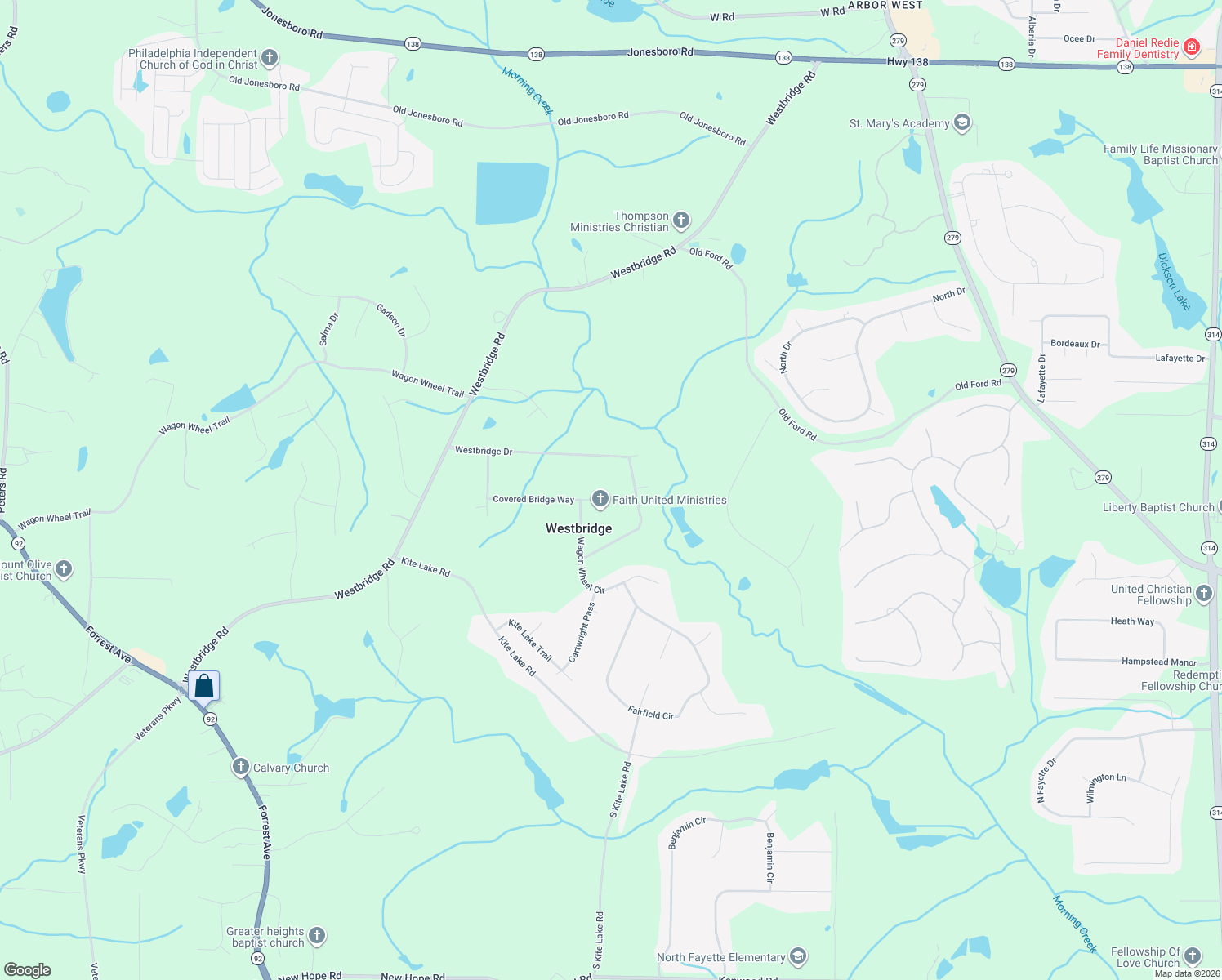 map of restaurants, bars, coffee shops, grocery stores, and more near 835 Covered Bridge Way in Fayetteville