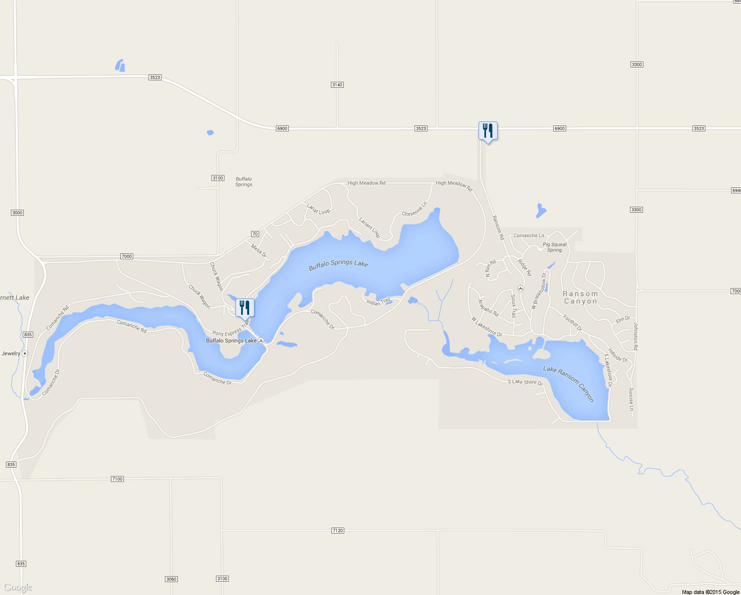map of restaurants, bars, coffee shops, grocery stores, and more near 1006 Tepee Trail in Lubbock