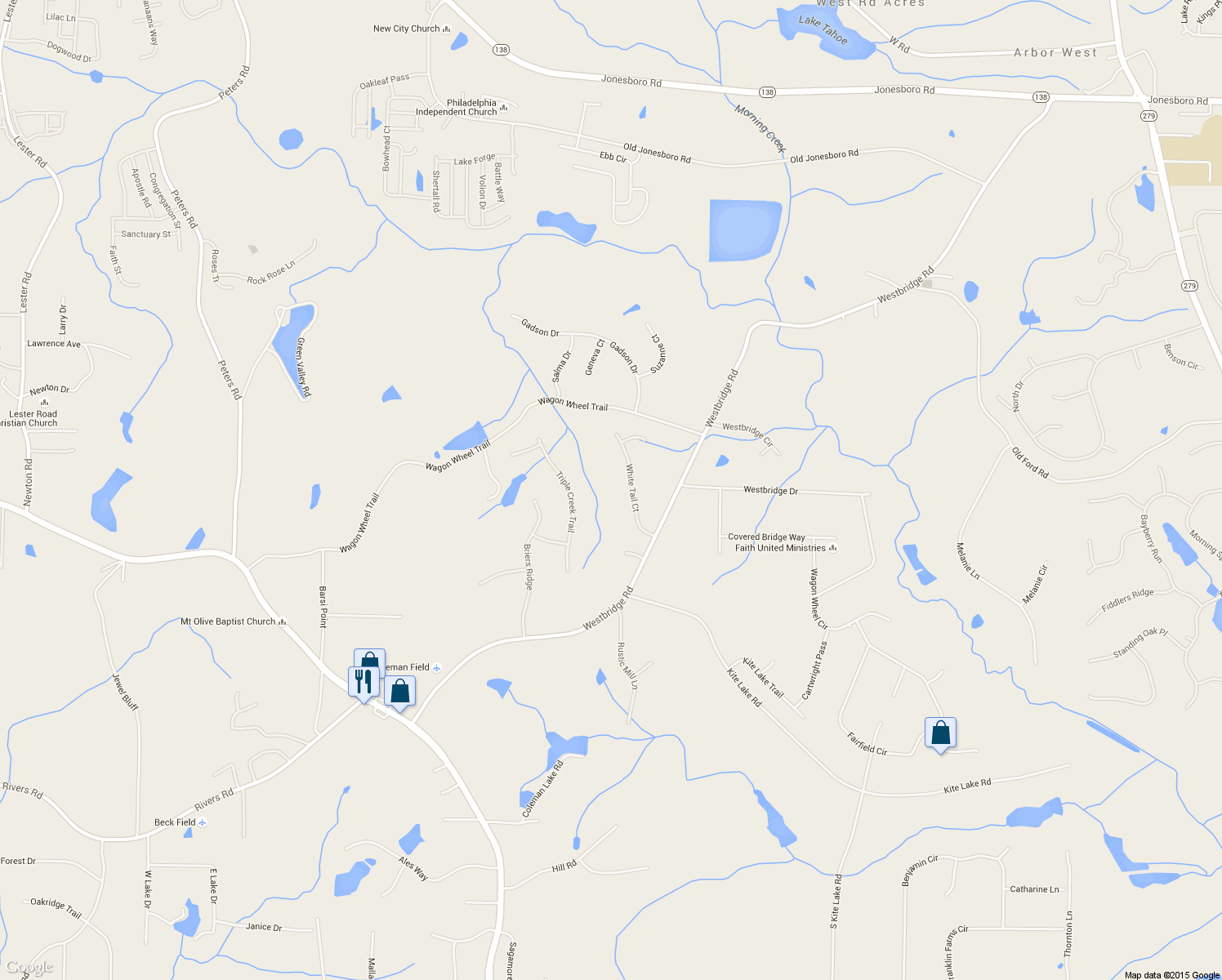 map of restaurants, bars, coffee shops, grocery stores, and more near 150 White Tail Ct in Fayetteville