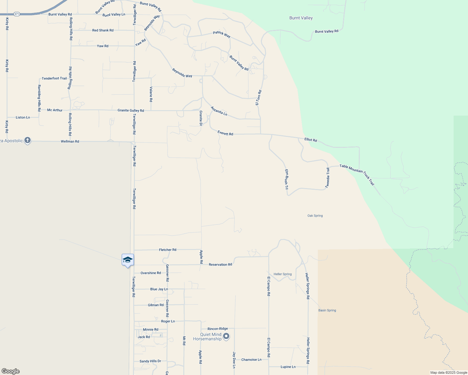 map of restaurants, bars, coffee shops, grocery stores, and more near in Anza