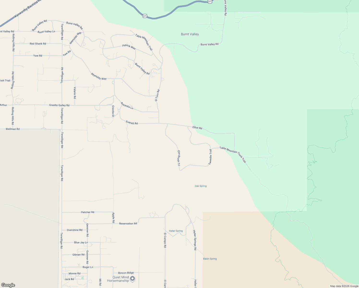 map of restaurants, bars, coffee shops, grocery stores, and more near 40368 Elm Brush Trail in Anza