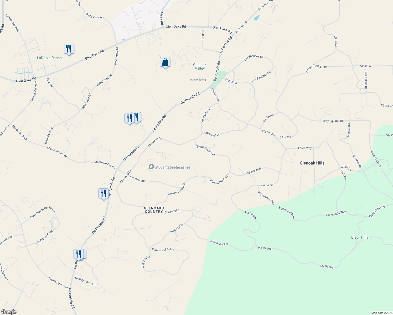map of restaurants, bars, coffee shops, grocery stores, and more near 37780 Villa Balboa Drive in Temecula