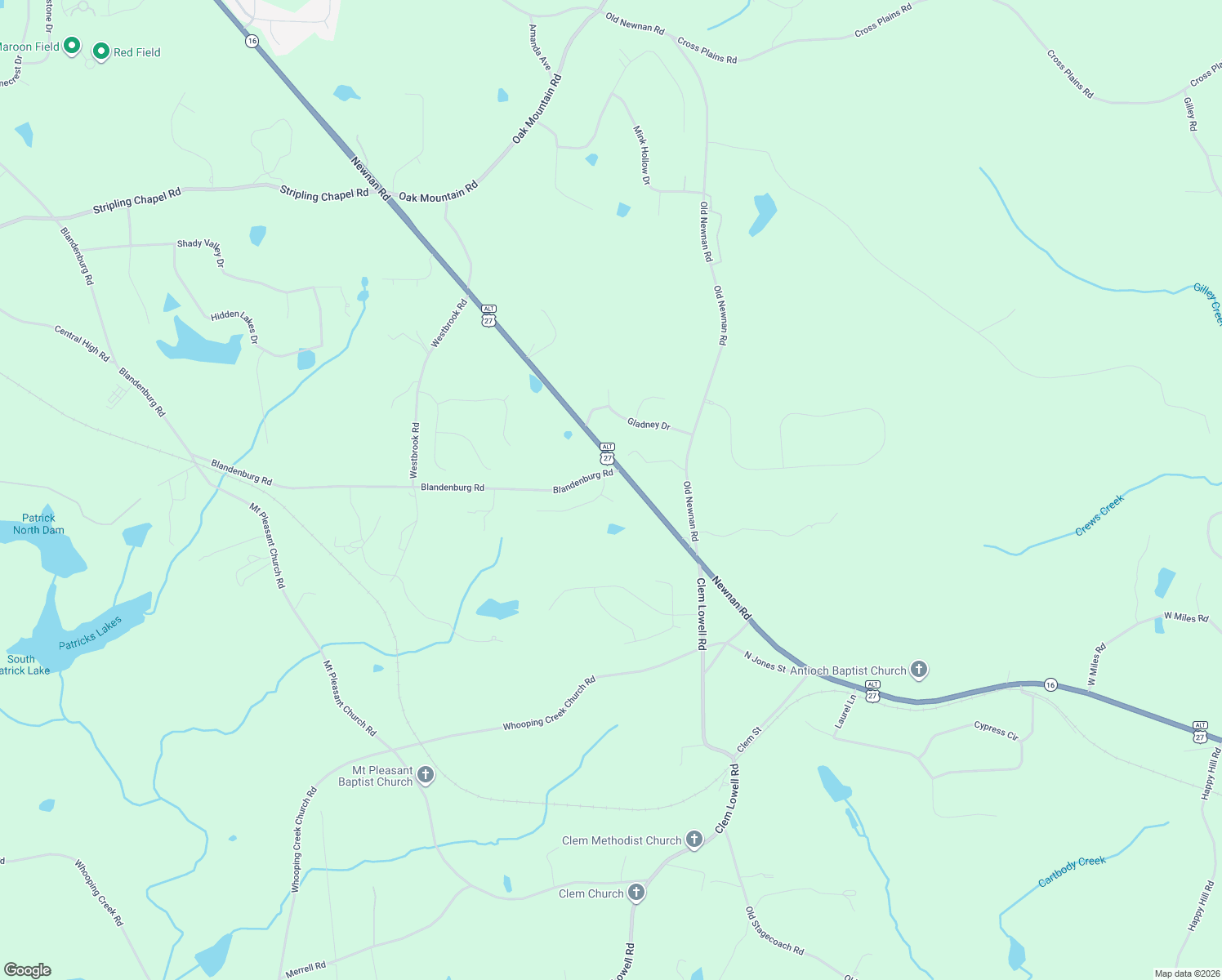 map of restaurants, bars, coffee shops, grocery stores, and more near 200 Overton Point in Carrollton
