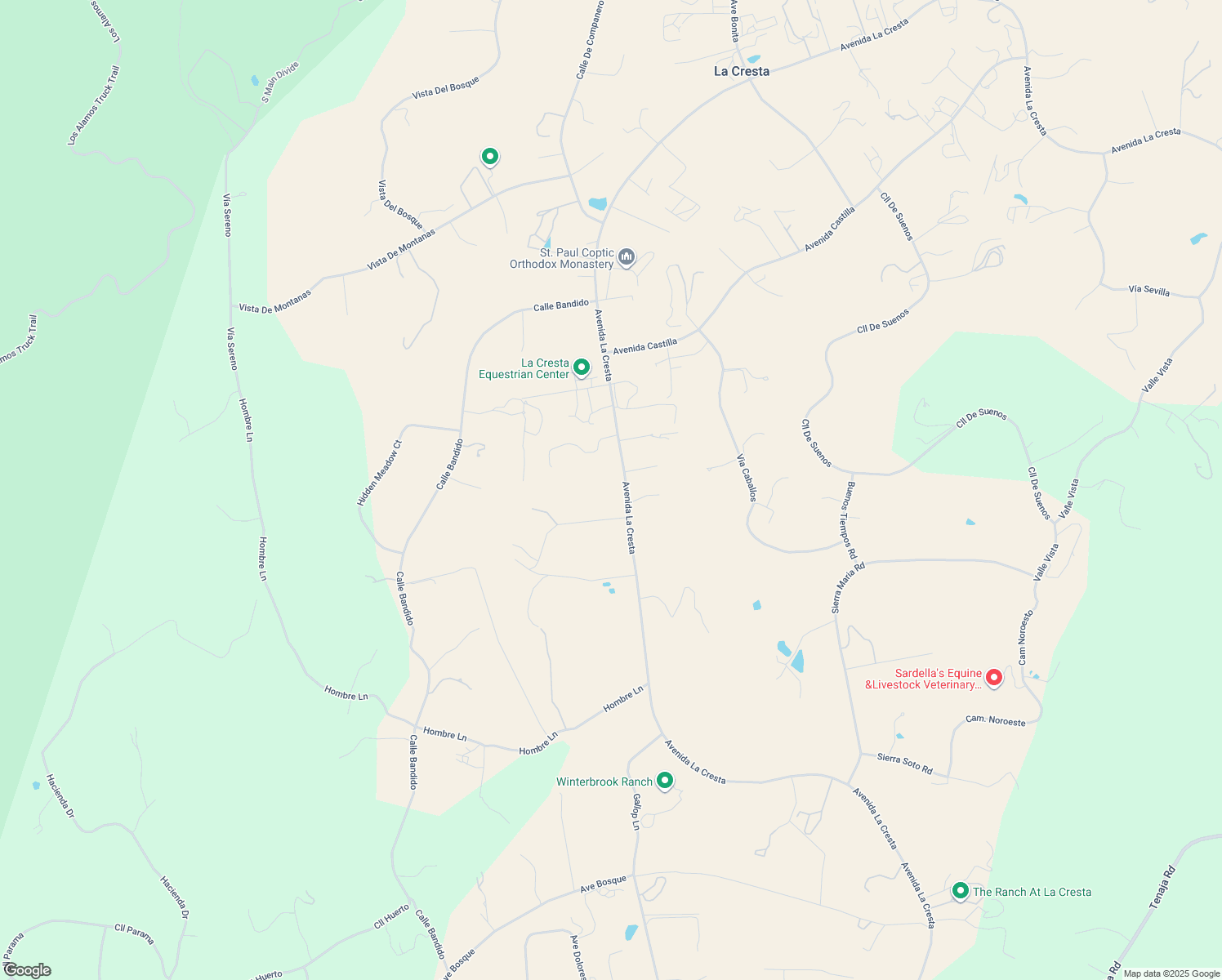 map of restaurants, bars, coffee shops, grocery stores, and more near 39455 Avenida La Cresta in Murrieta