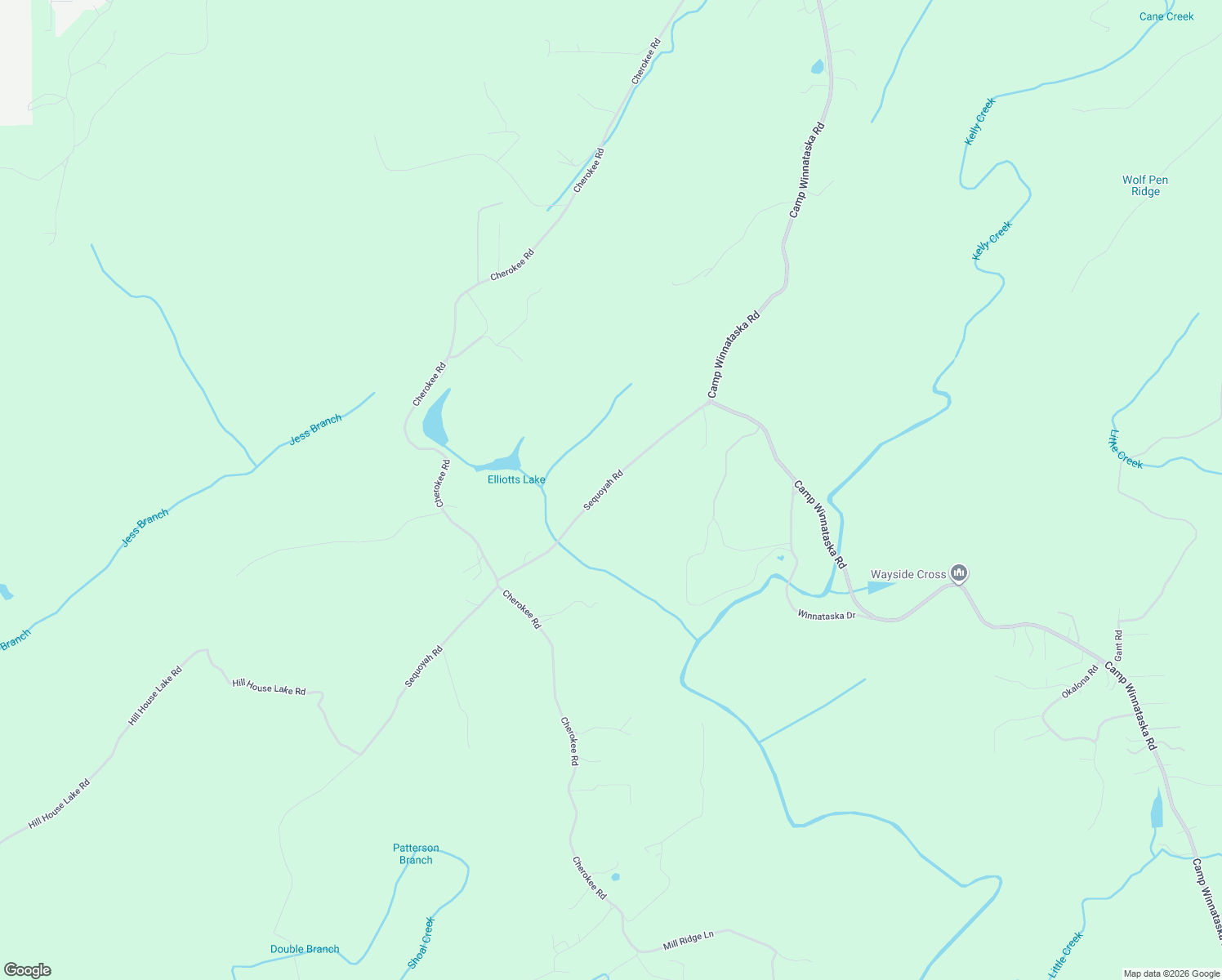 map of restaurants, bars, coffee shops, grocery stores, and more near 264 Sequoyah Road in Pell City