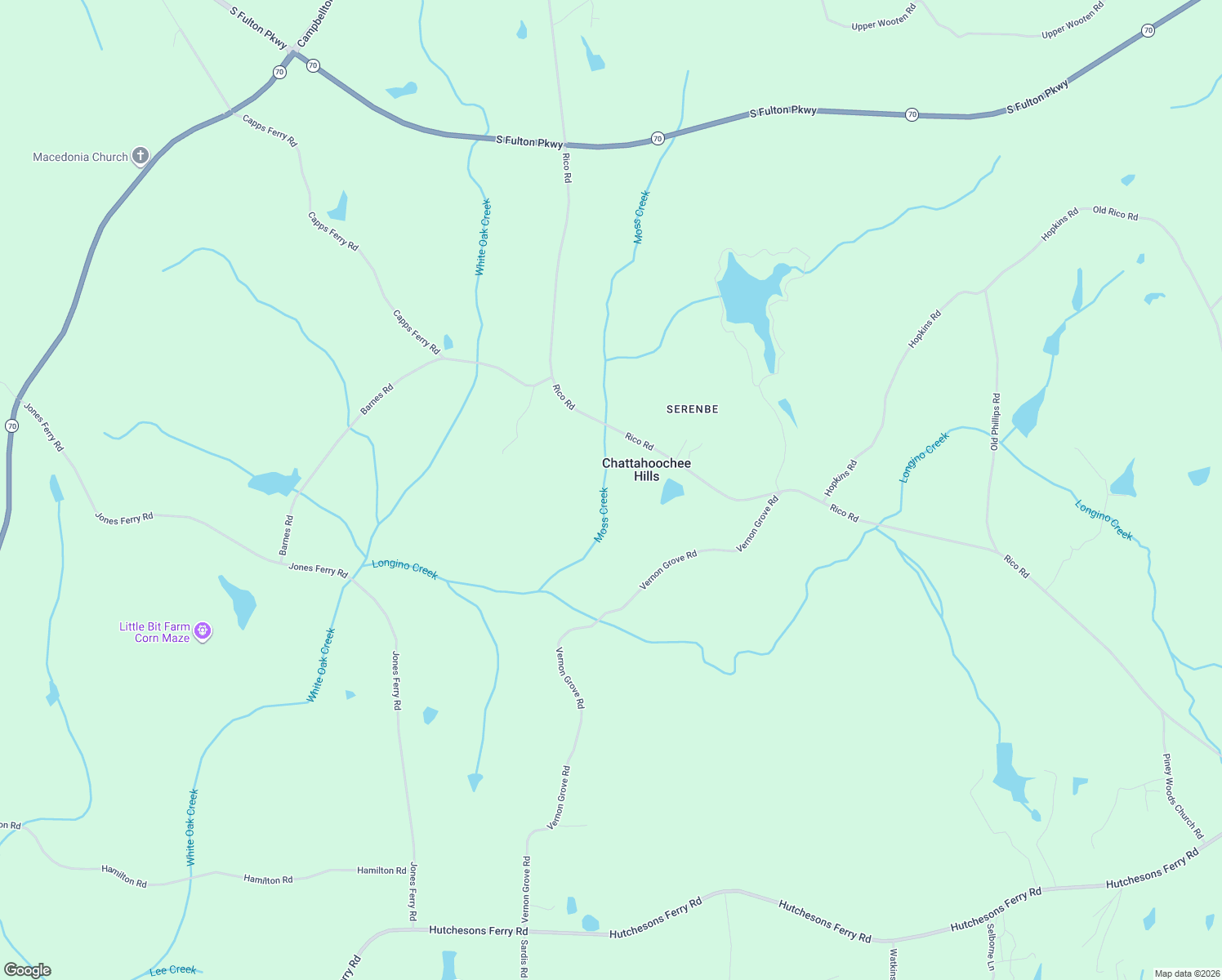 map of restaurants, bars, coffee shops, grocery stores, and more near 7545 Rico Road in Palmetto