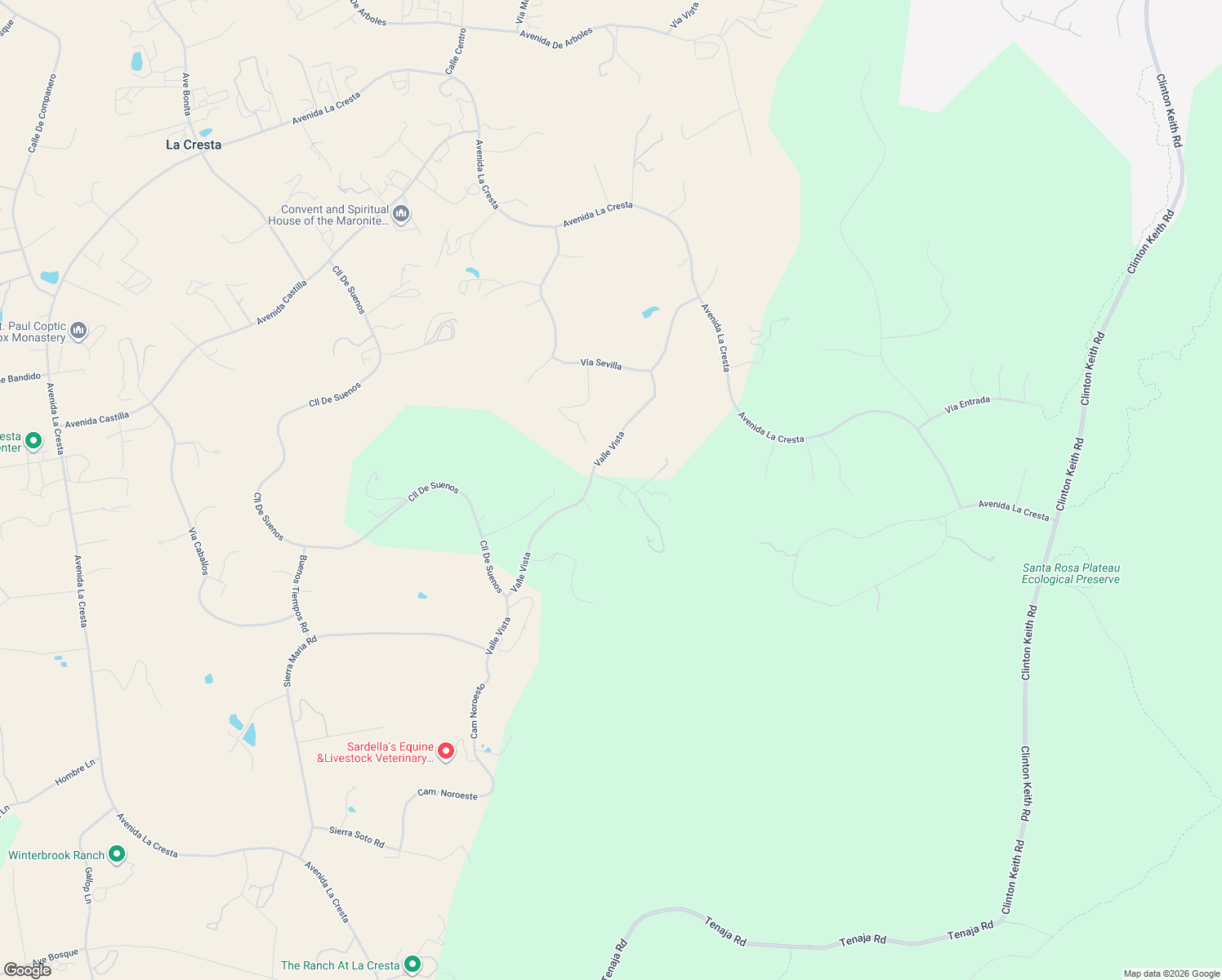 map of restaurants, bars, coffee shops, grocery stores, and more near 40225 Valle Vista in Murrieta