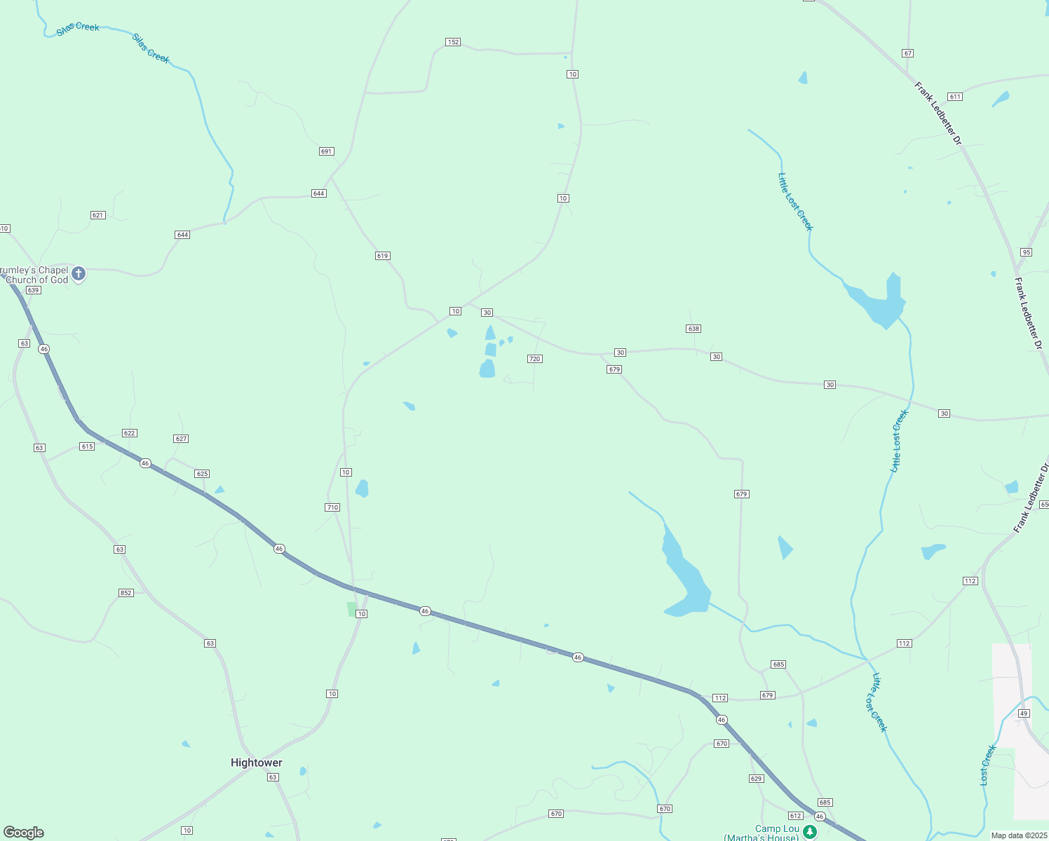map of restaurants, bars, coffee shops, grocery stores, and more near 160 County Highway 720 in Ranburne