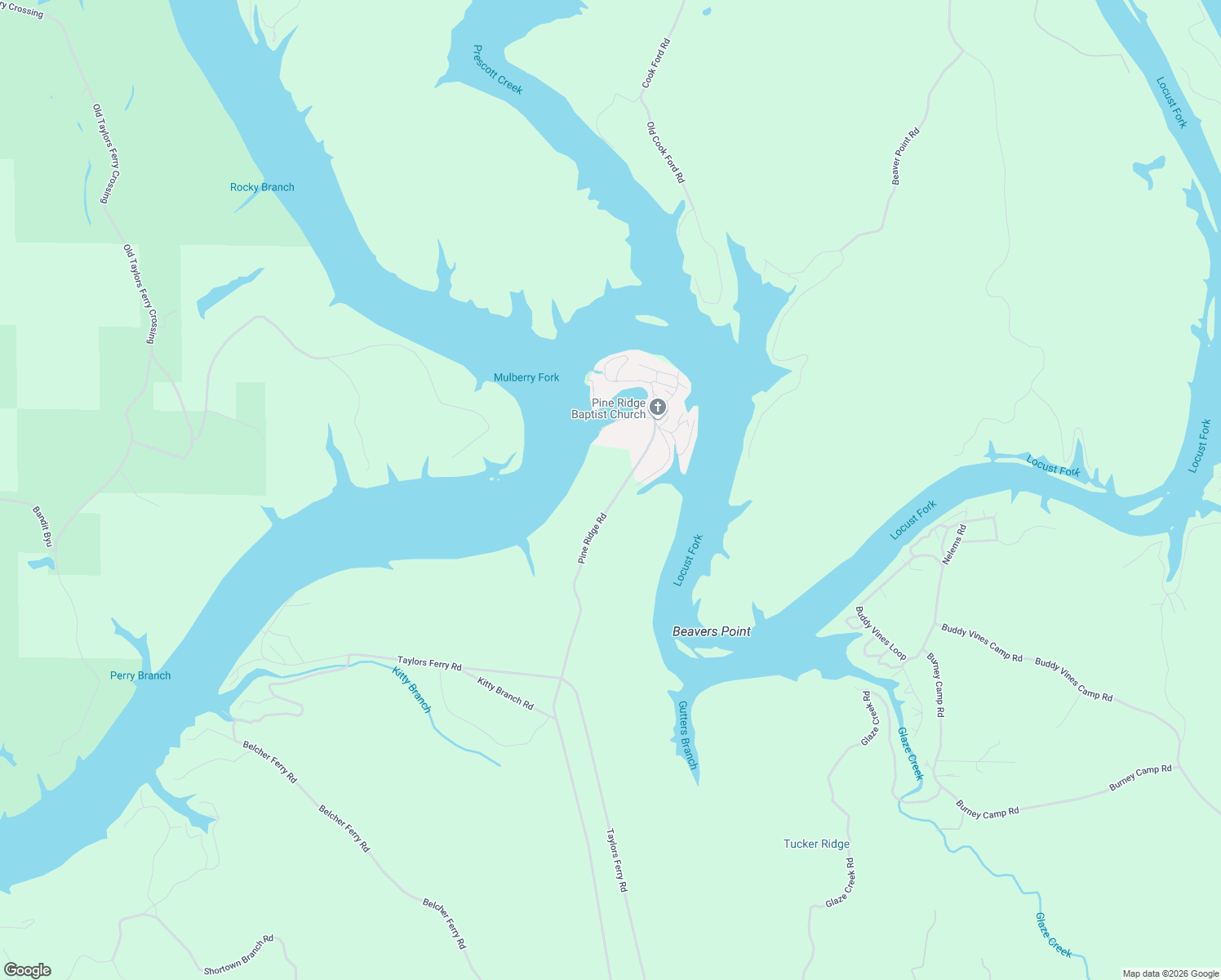 map of restaurants, bars, coffee shops, grocery stores, and more near 248 Pine Ridge Road in Bessemer