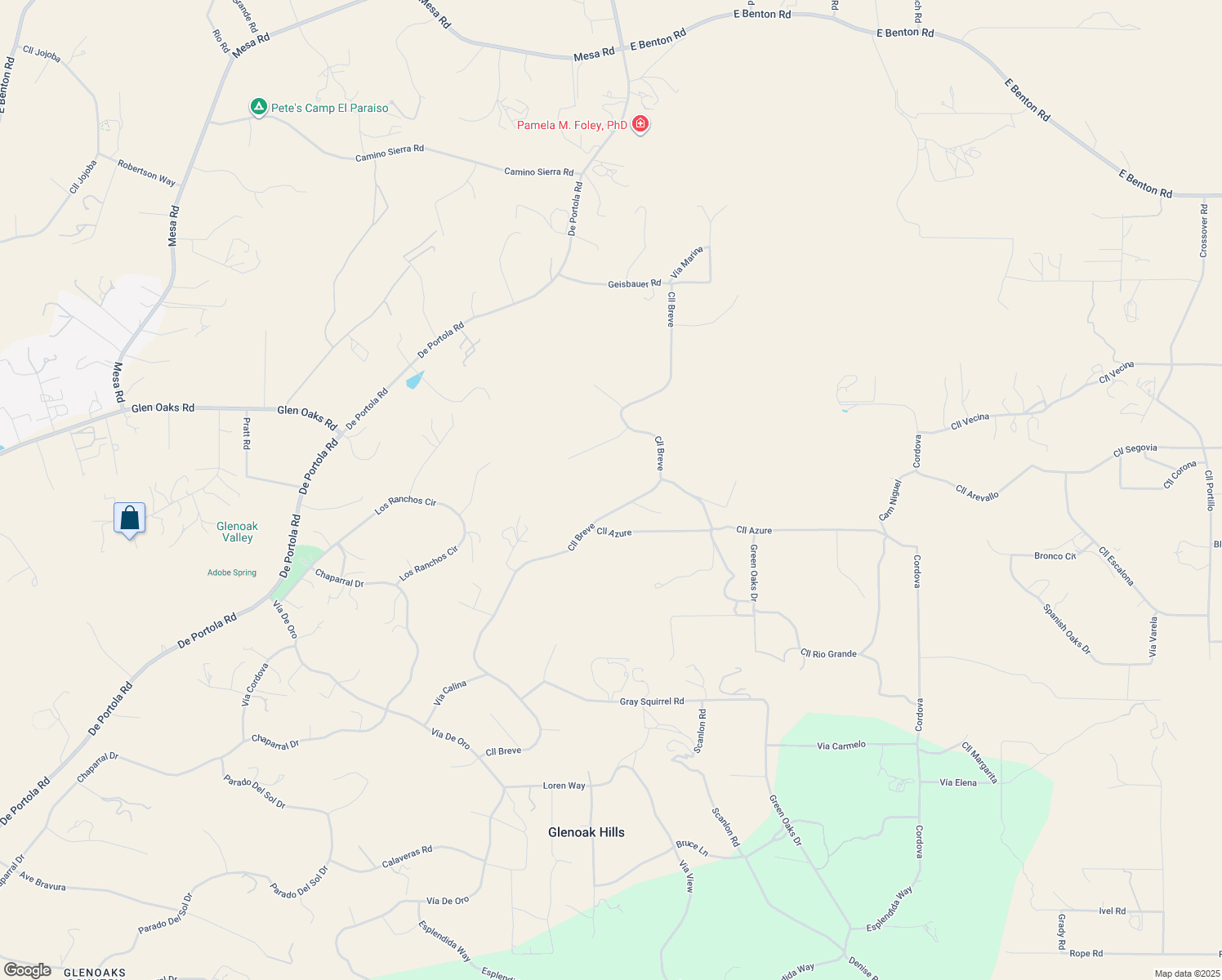 map of restaurants, bars, coffee shops, grocery stores, and more near 39365 Calle Breve in Temecula