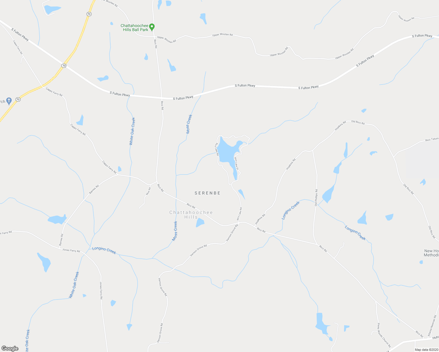 map of restaurants, bars, coffee shops, grocery stores, and more near 7650 Rico Road in Palmetto