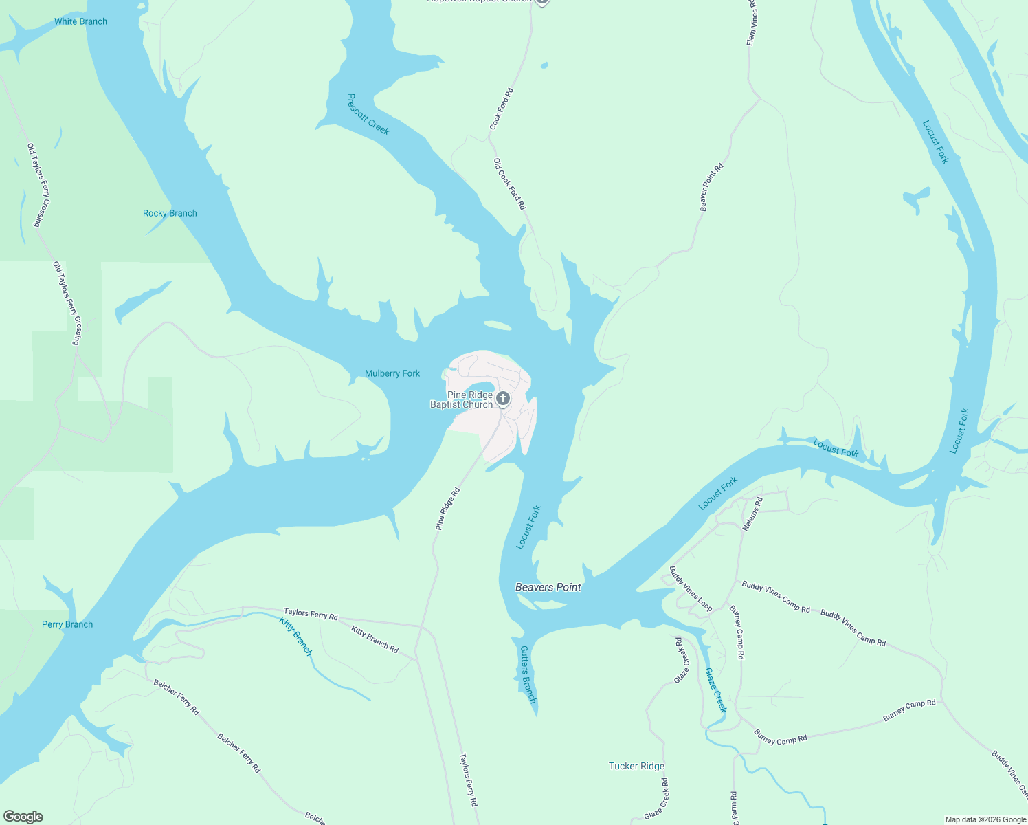 map of restaurants, bars, coffee shops, grocery stores, and more near 114 Riverside Drive in Bessemer