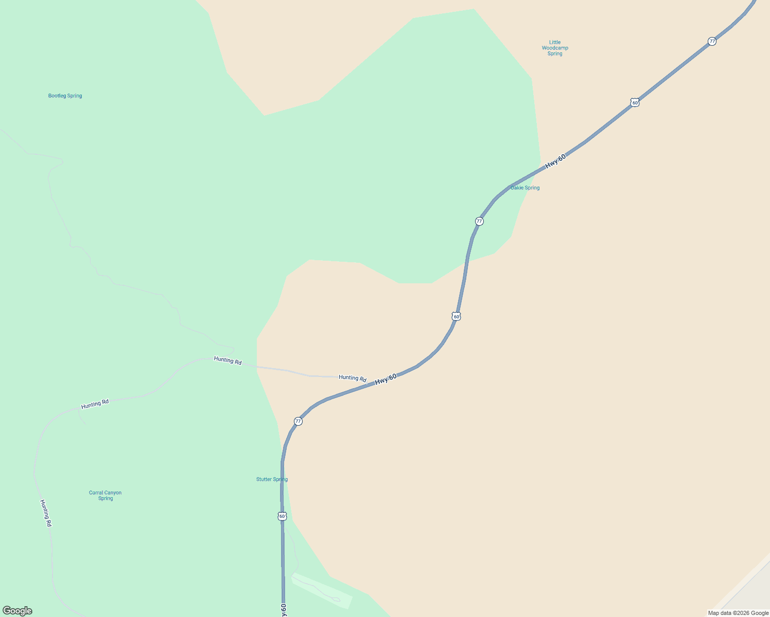 map of restaurants, bars, coffee shops, grocery stores, and more near Highway 60 in Globe