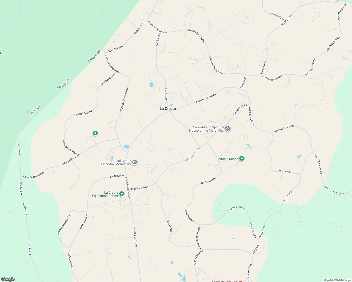 map of restaurants, bars, coffee shops, grocery stores, and more near 19877 Mesita Lane in Murrieta